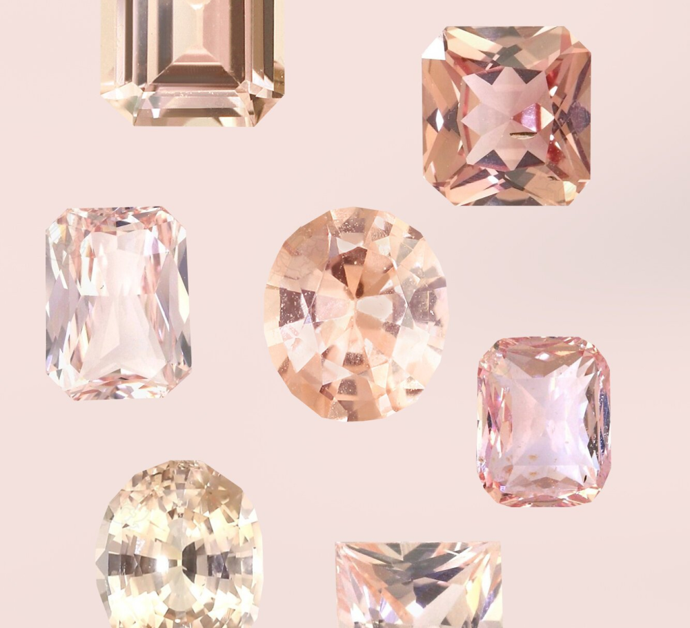 Peach Sapphires