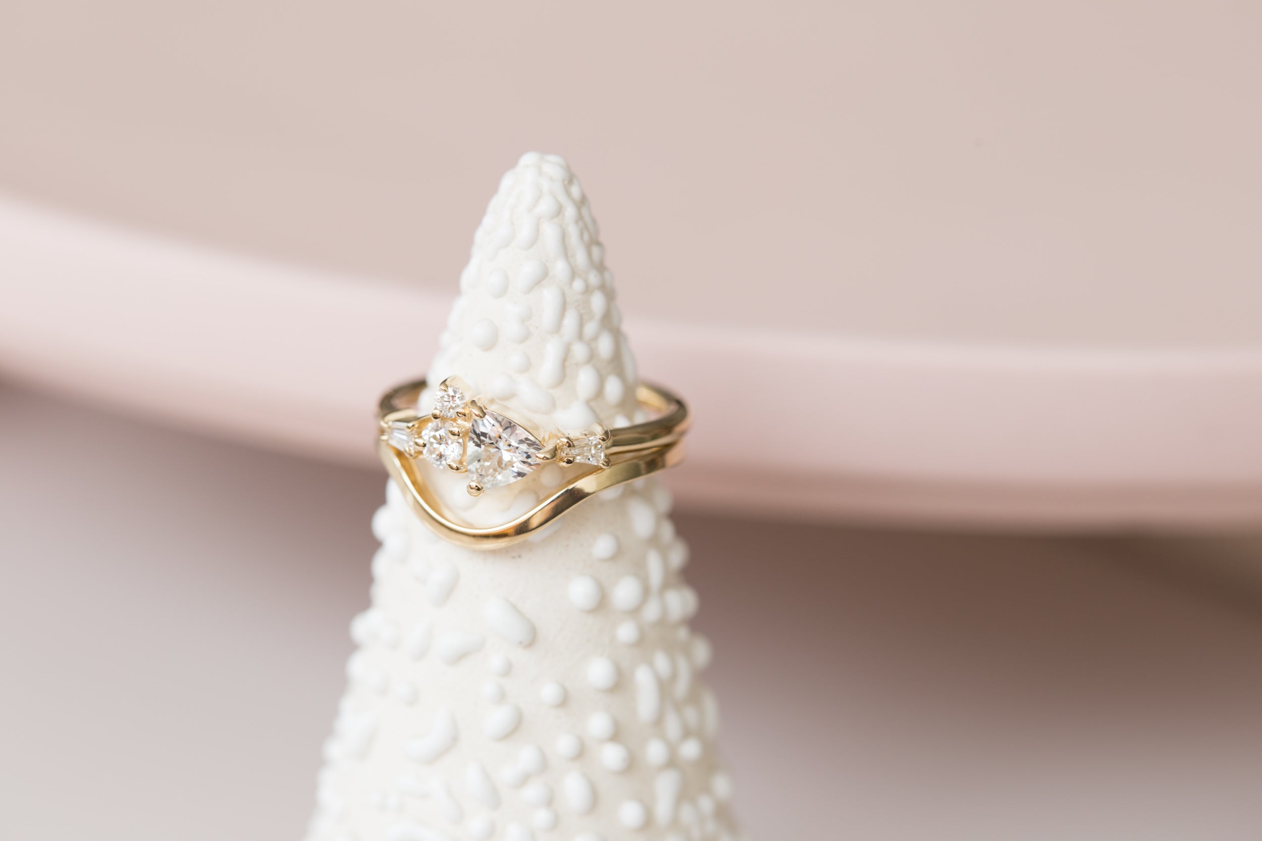 Contour Curve Square Band | 14k Recycled Gold