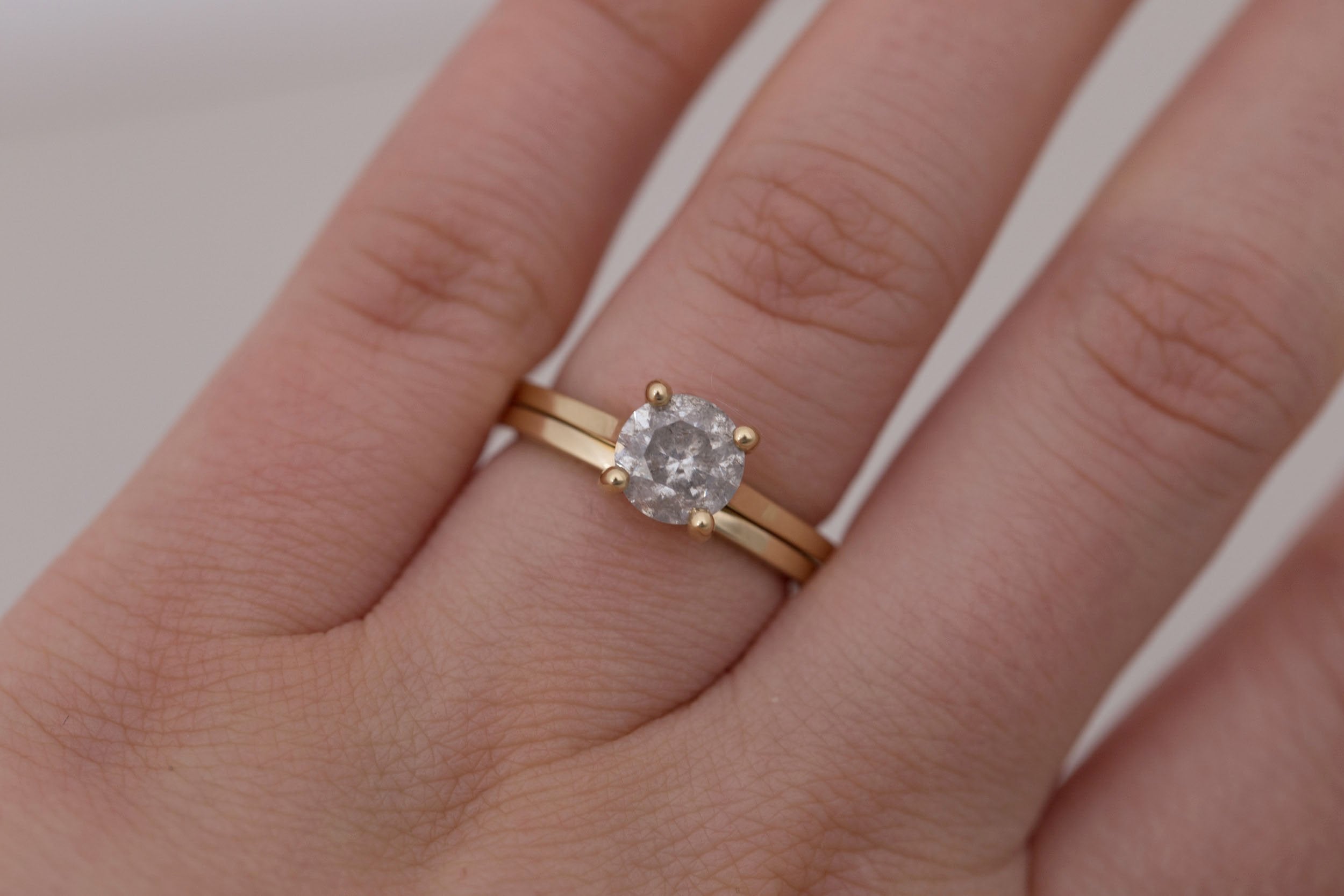 1.5 x 1.5 mm Square Band | 14k Recycled Gold