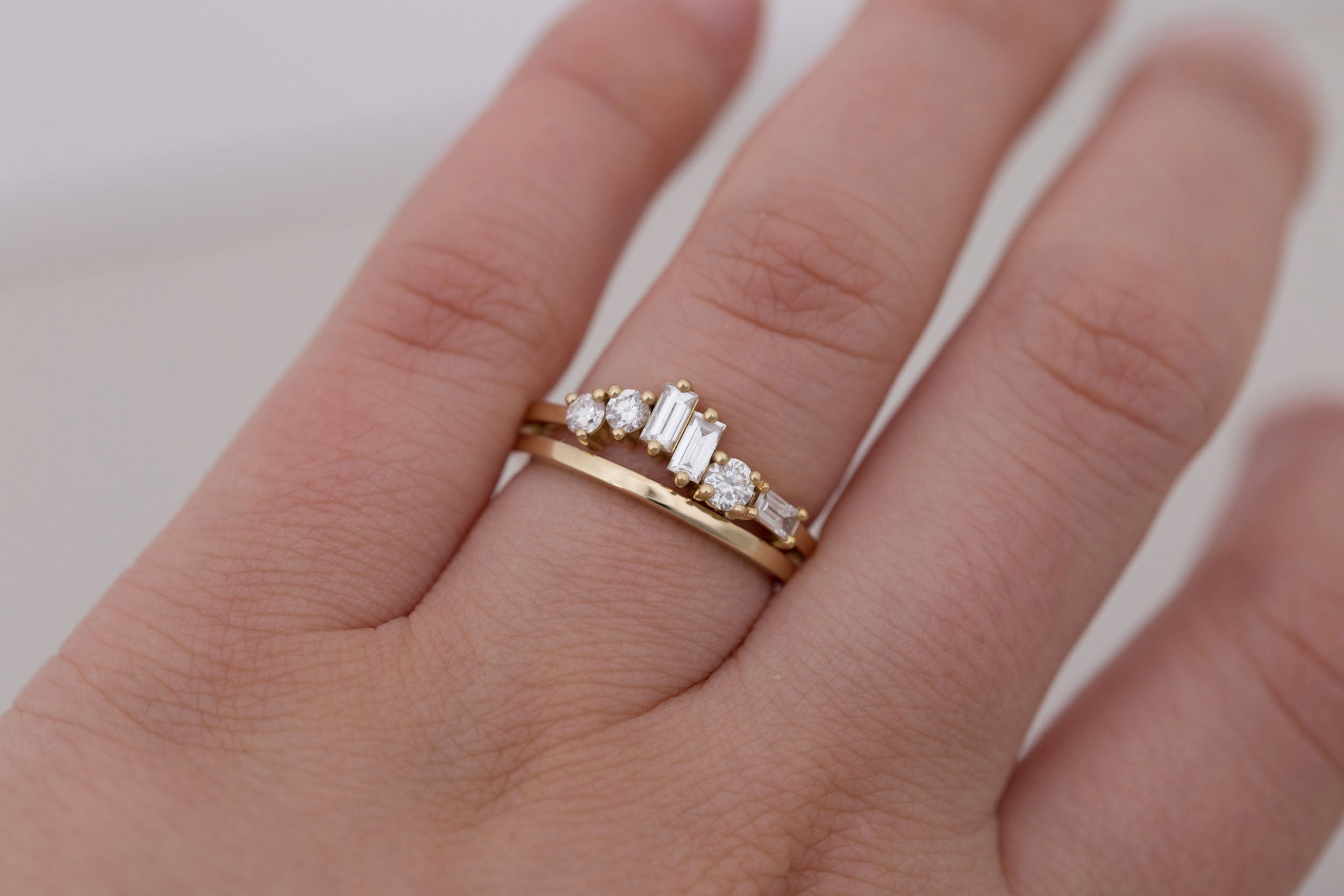 1.5 x 1.5 mm Square Band | 14k Recycled Gold