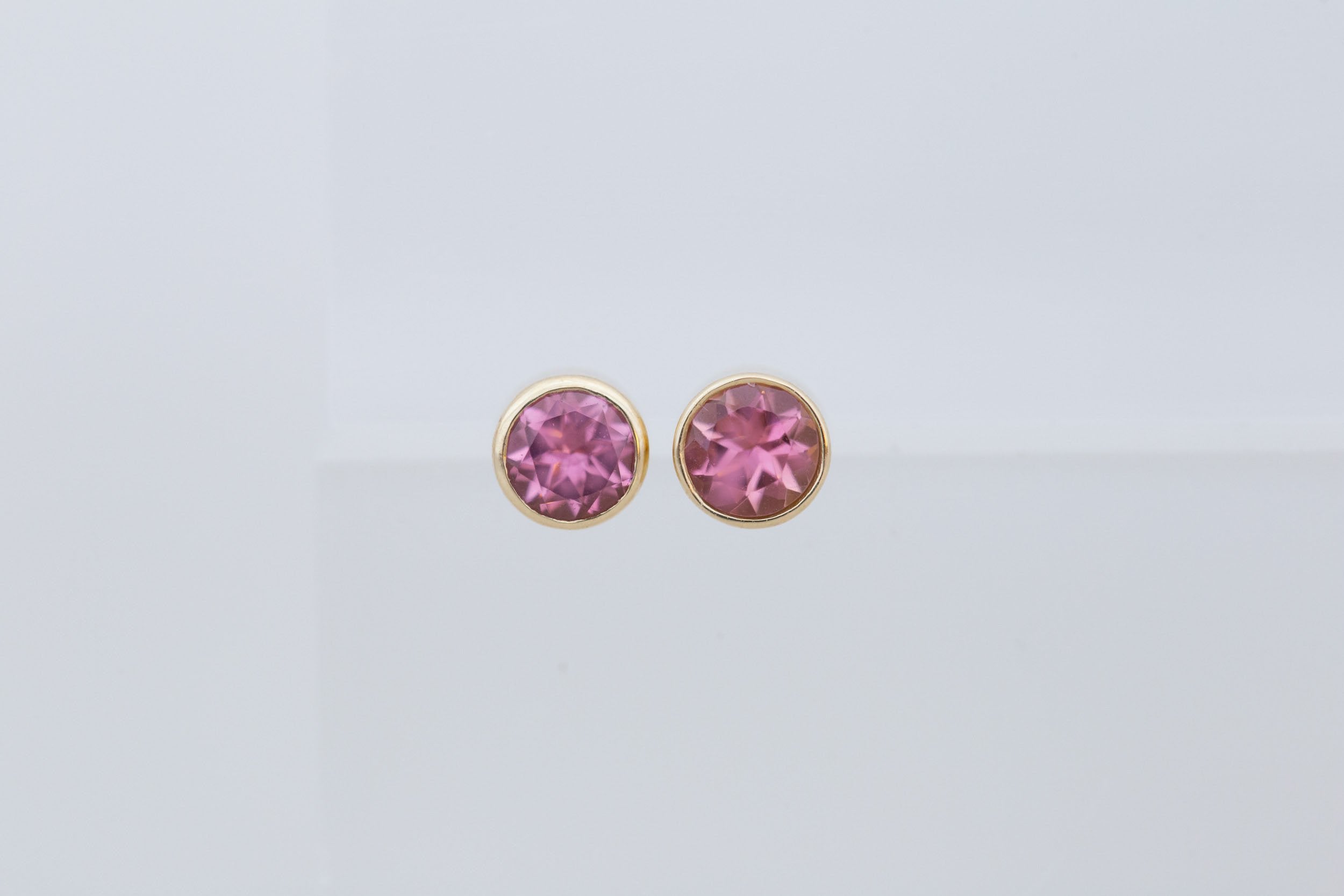 Pink Tourmaline Earrings | The Birthstone Collection | October | 14k Recycled Gold