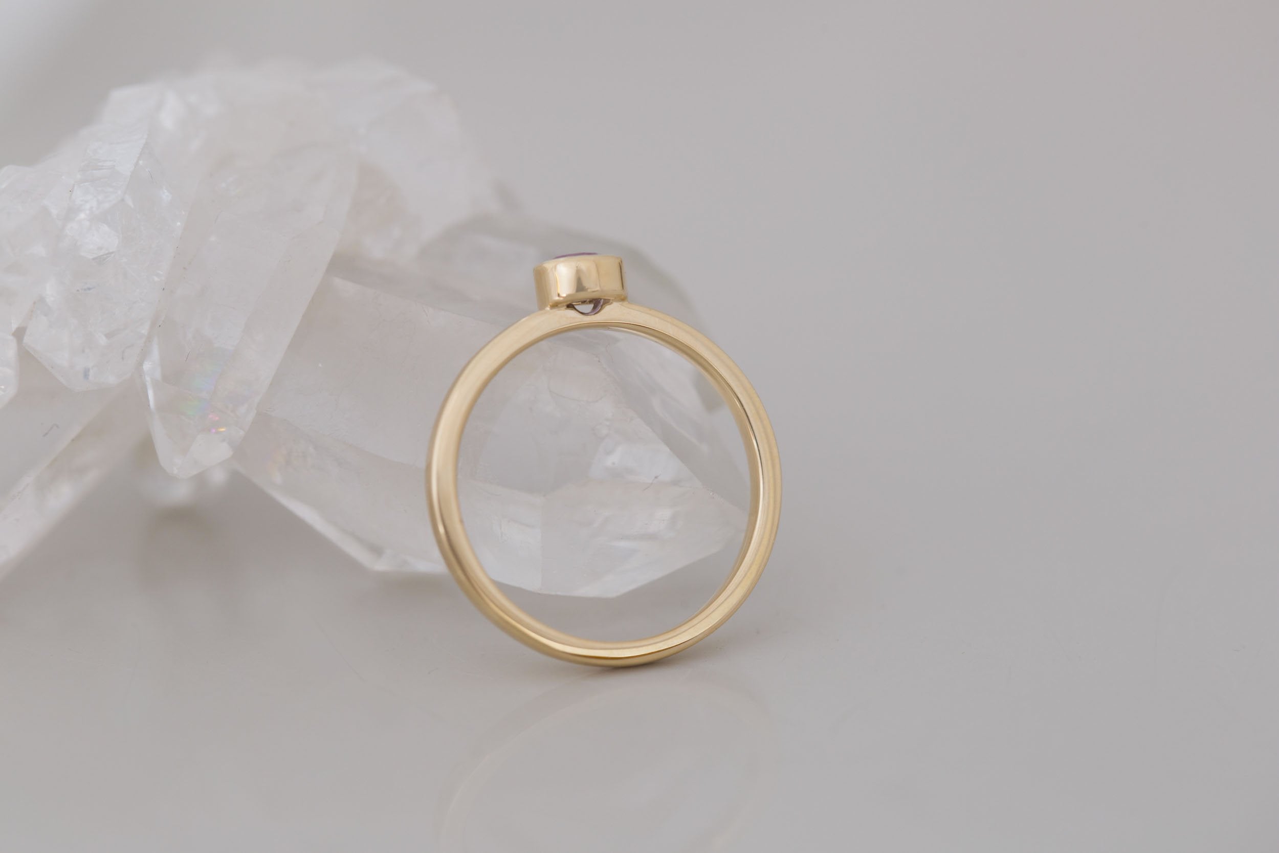 Pink Tourmaline Ring | The Birthstone Ring | October | 14k Recycled Gold