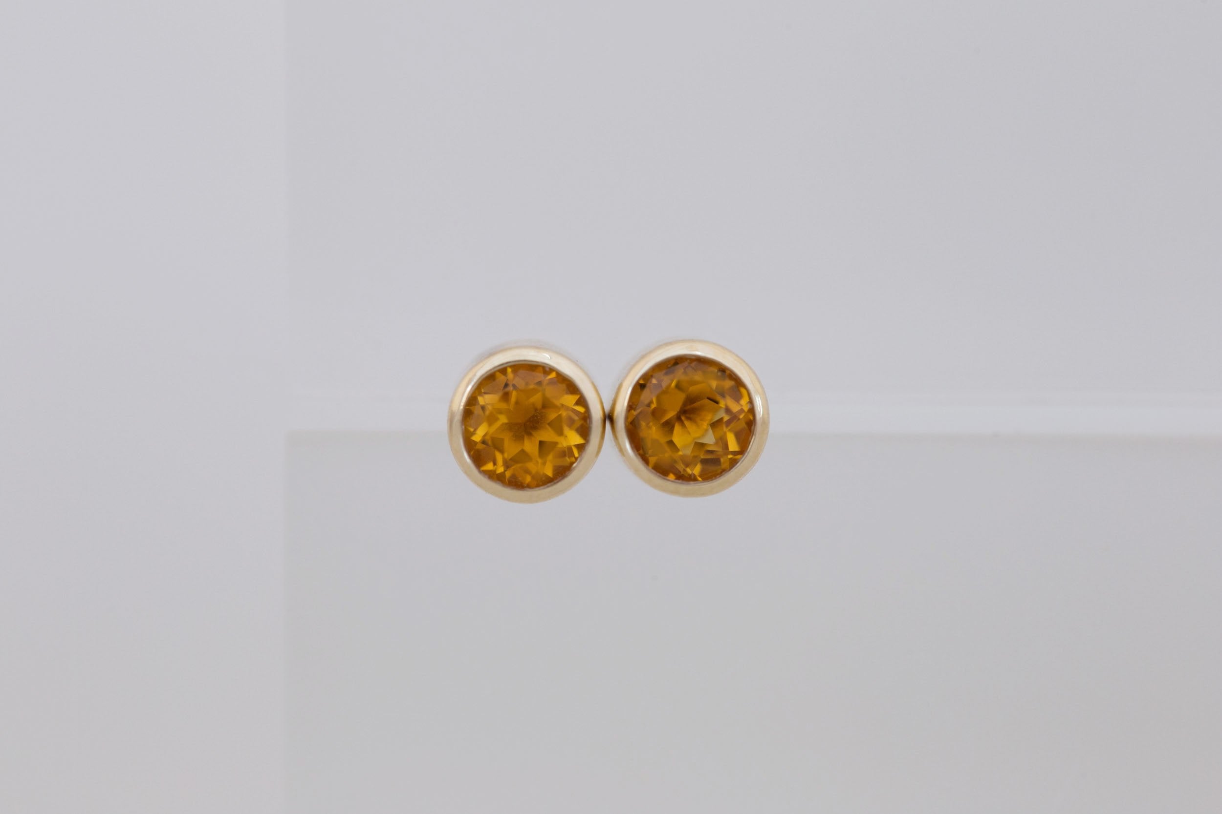 Citrine Earrings | The Birthstone Collection | November | 14k Recycled Gold