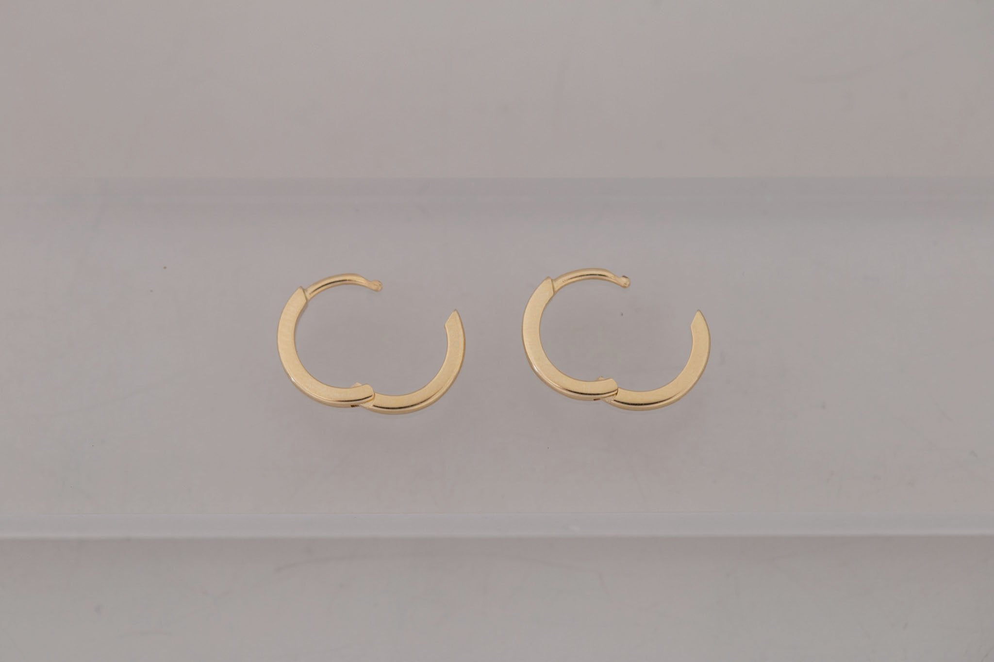 Huggie Hoop Earrings | 14k Recycled Gold