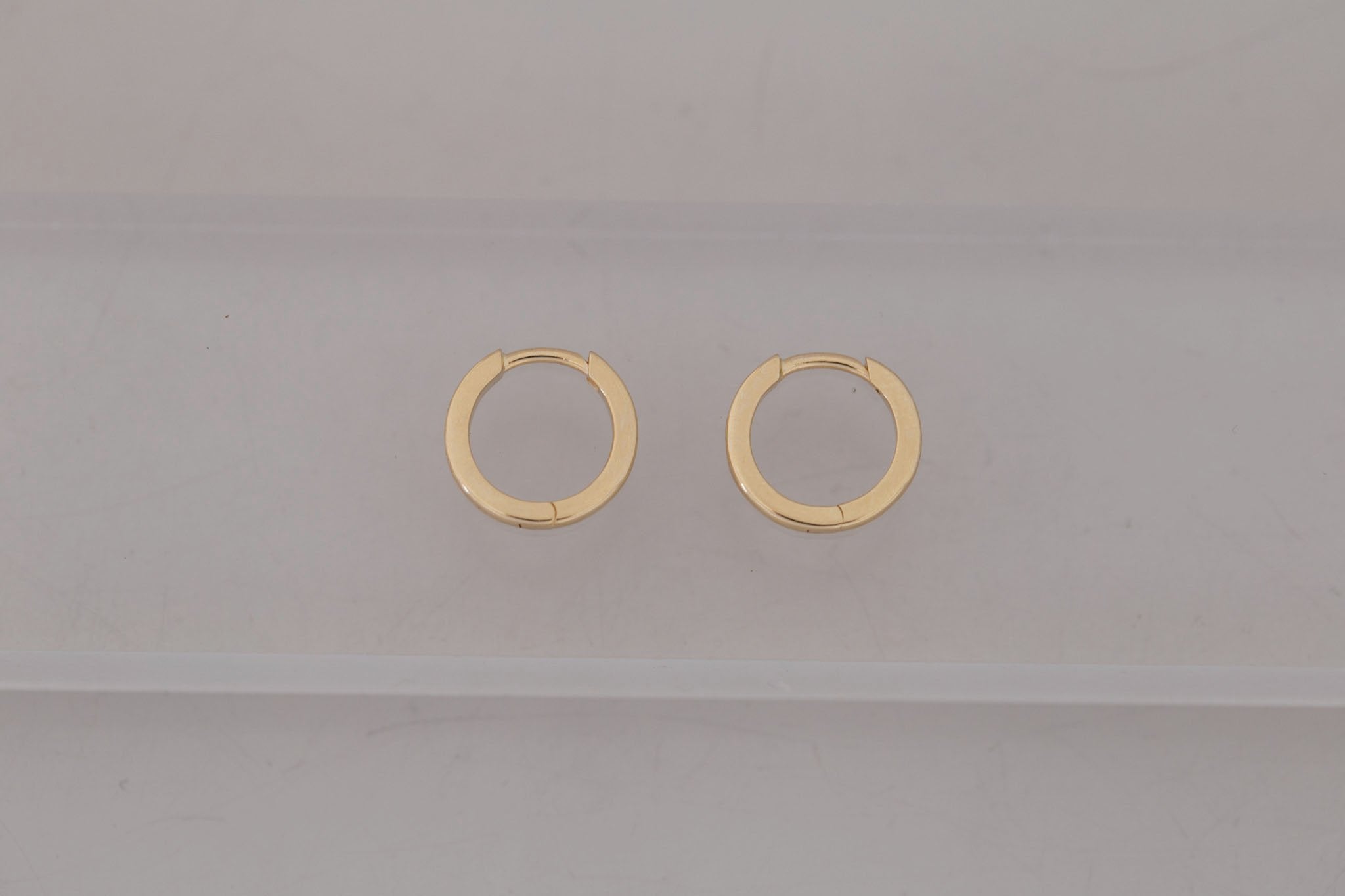 Huggie Hoop Earrings | 14k Recycled Gold