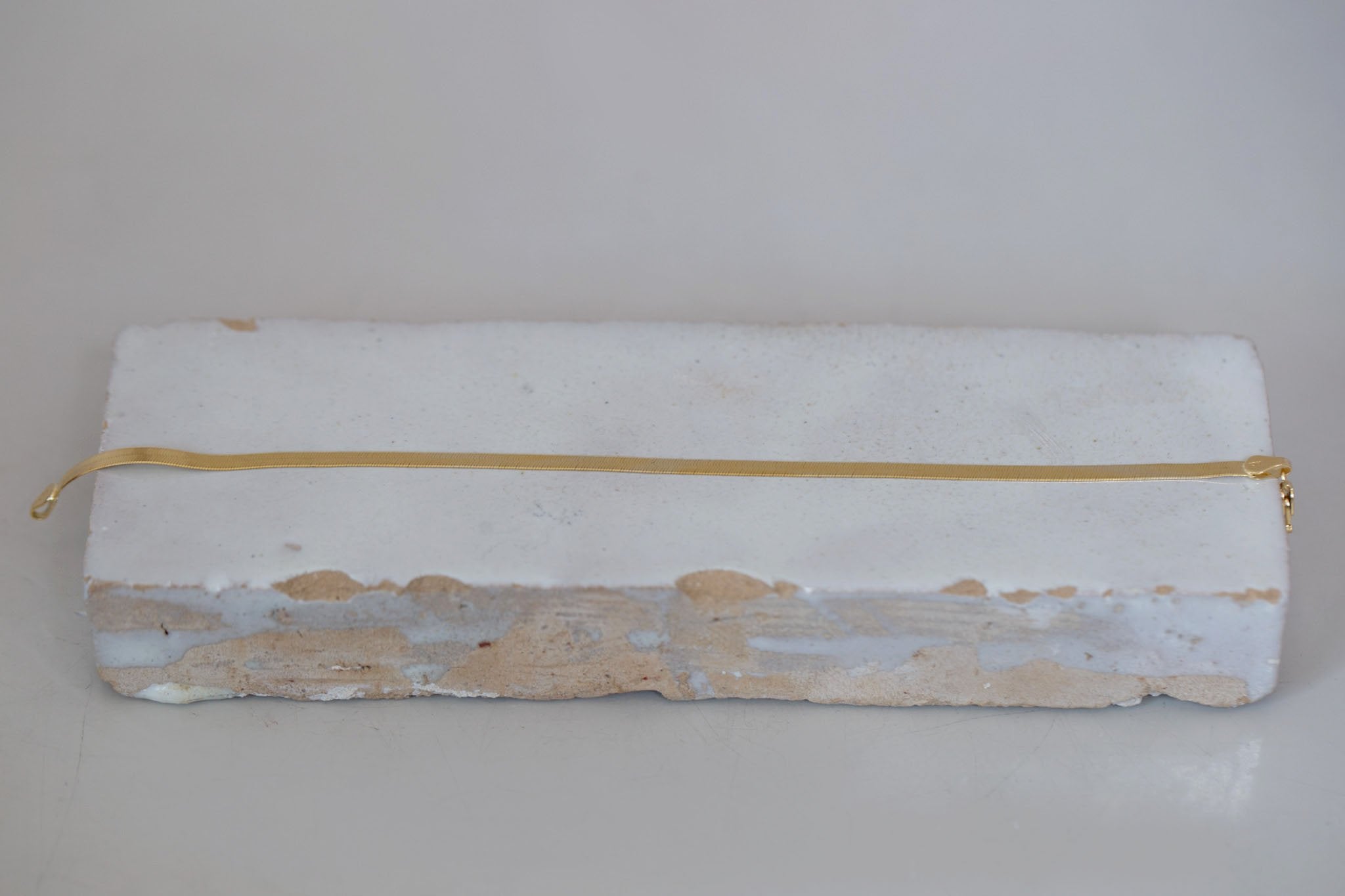 Herringbone Chain Bracelet, 2.8 mm | 14k Recycled Gold