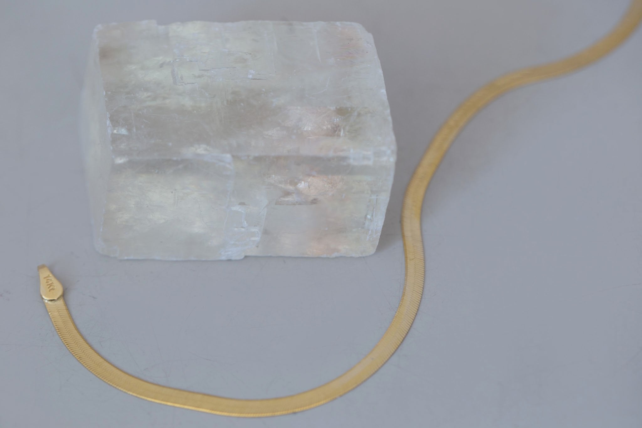 Herringbone Chain Bracelet, 2.8 mm | 14k Recycled Gold