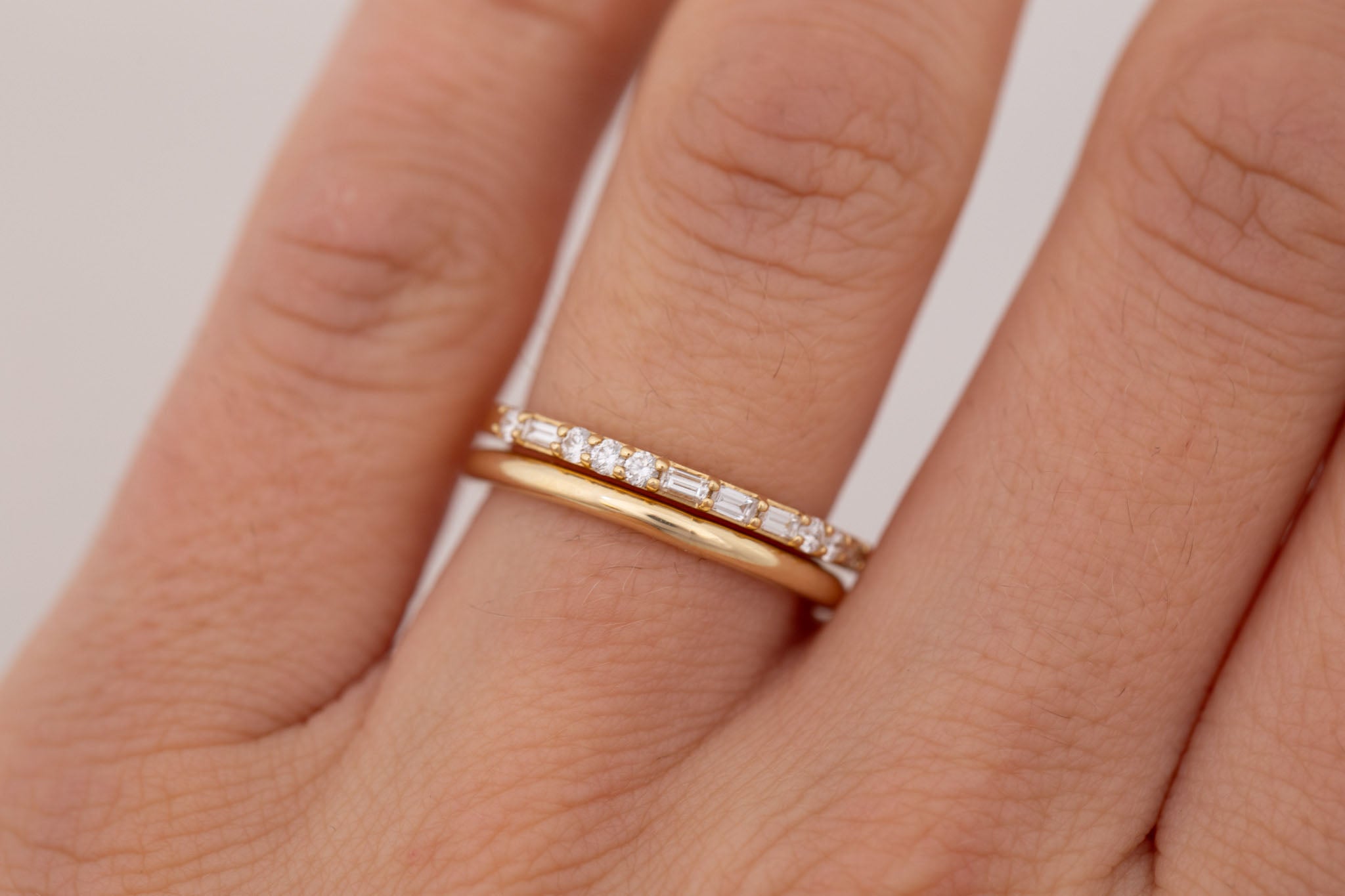 2 mm Full Round Band | 14k Recycled Gold