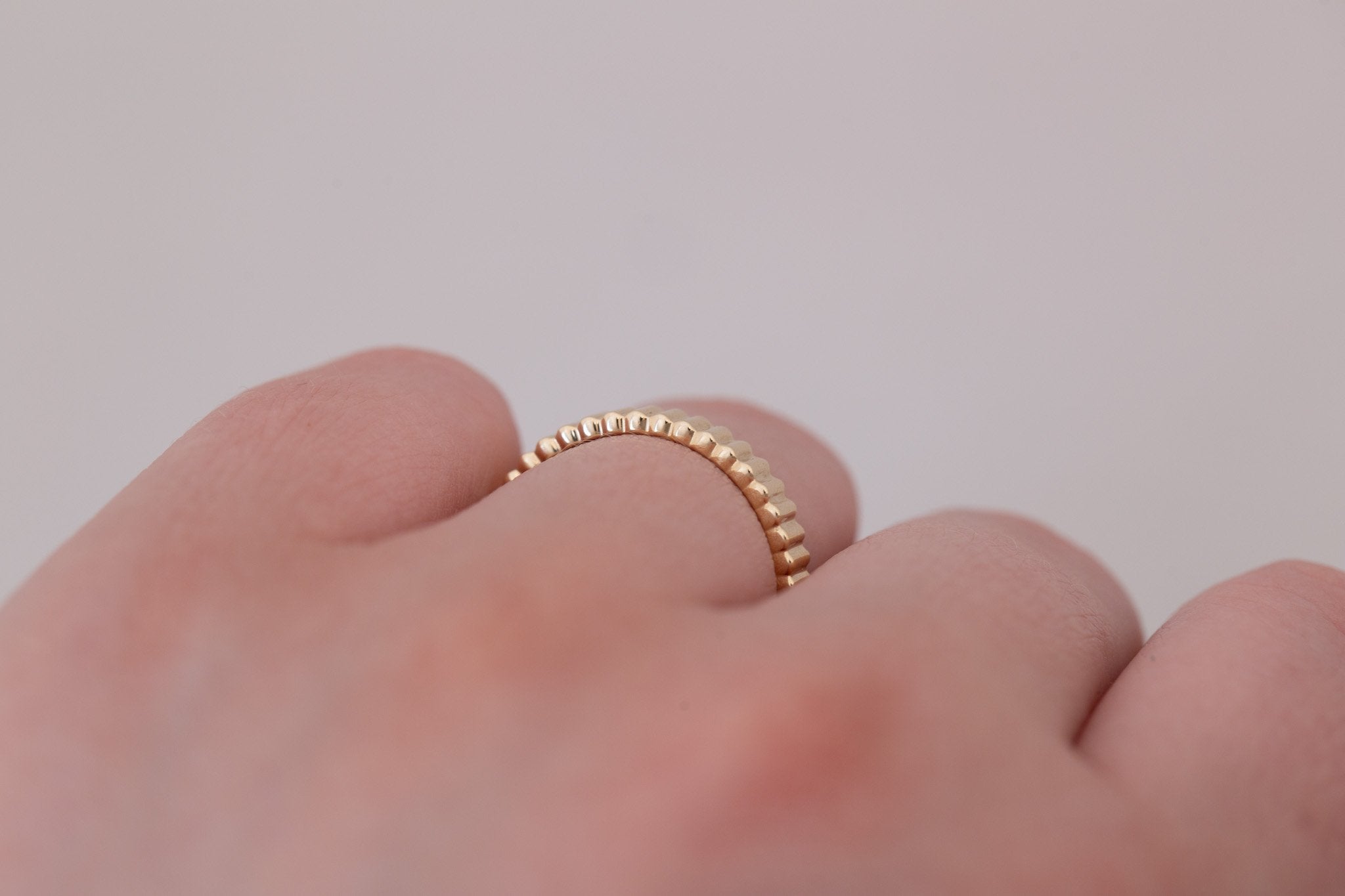 3.5 mm Fluted Band  | 14k Recycled Gold
