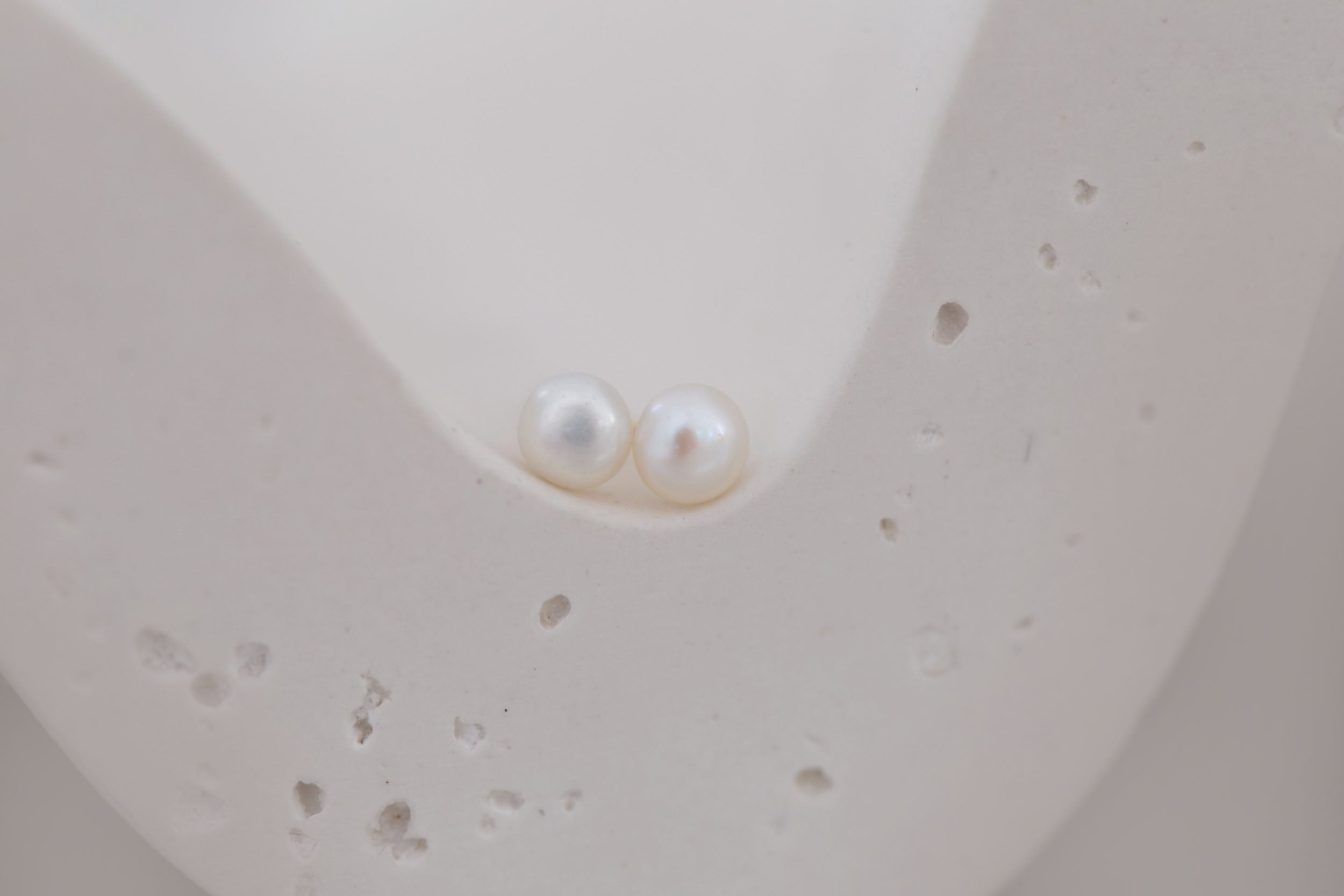 3 mm Pearl Earrings |  14k Recycled Gold