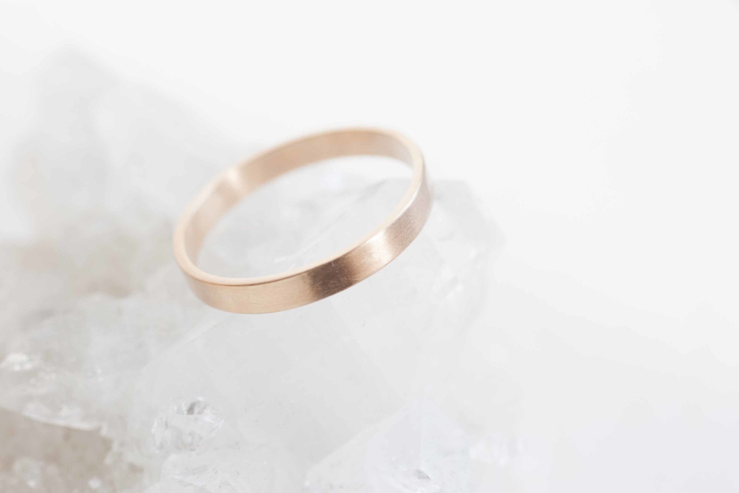 3 x 1 mm Flat Band | 14k Recycled Yellow Gold
