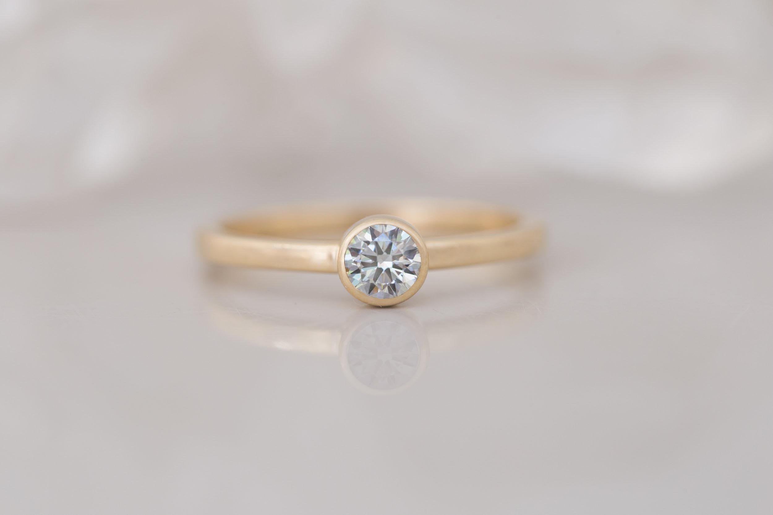 Diamond Ring | The Birthstone Ring | April | 14k Recycled Gold
