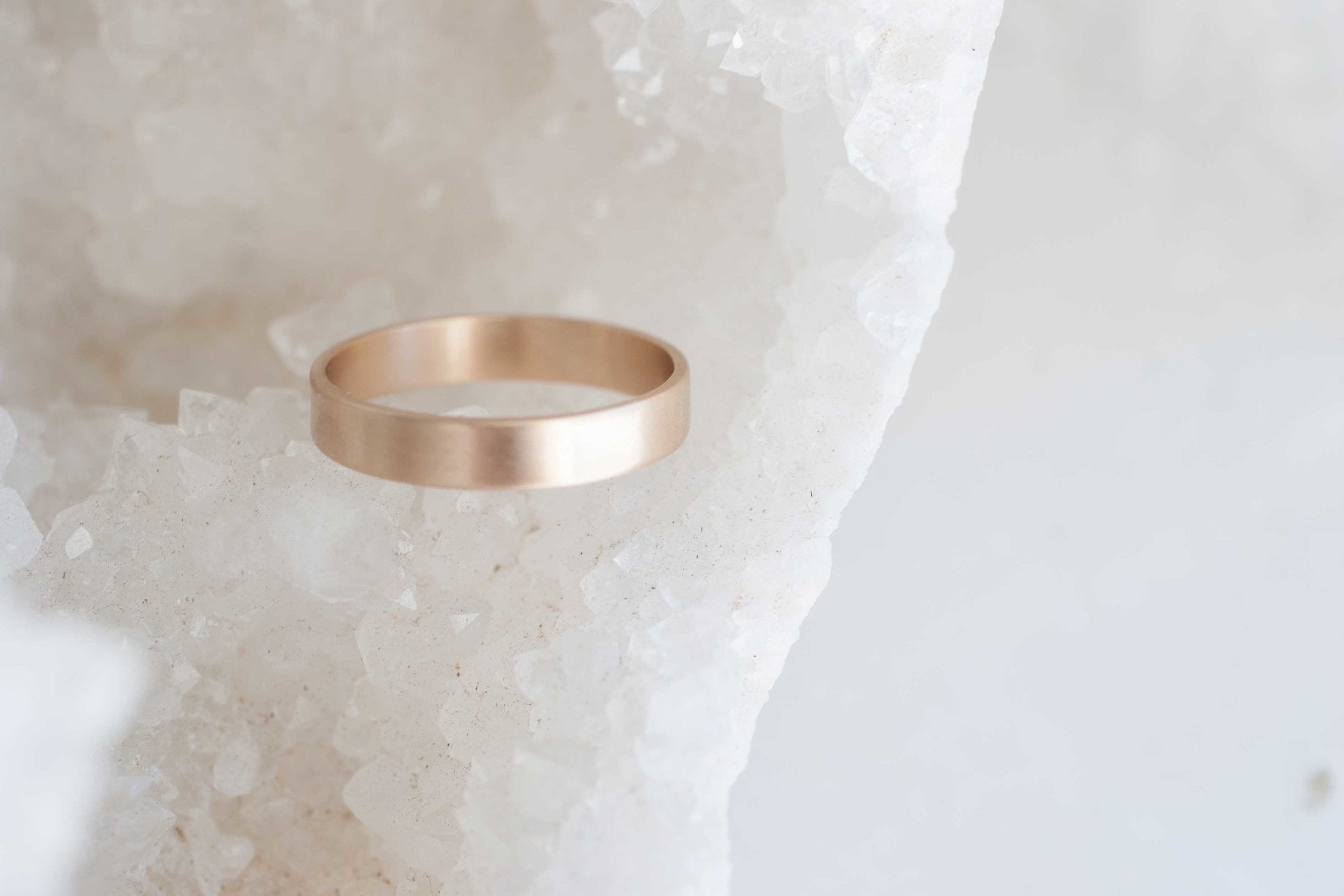 4 x 1 mm Flat Band | 14k Recycled Yellow Gold
