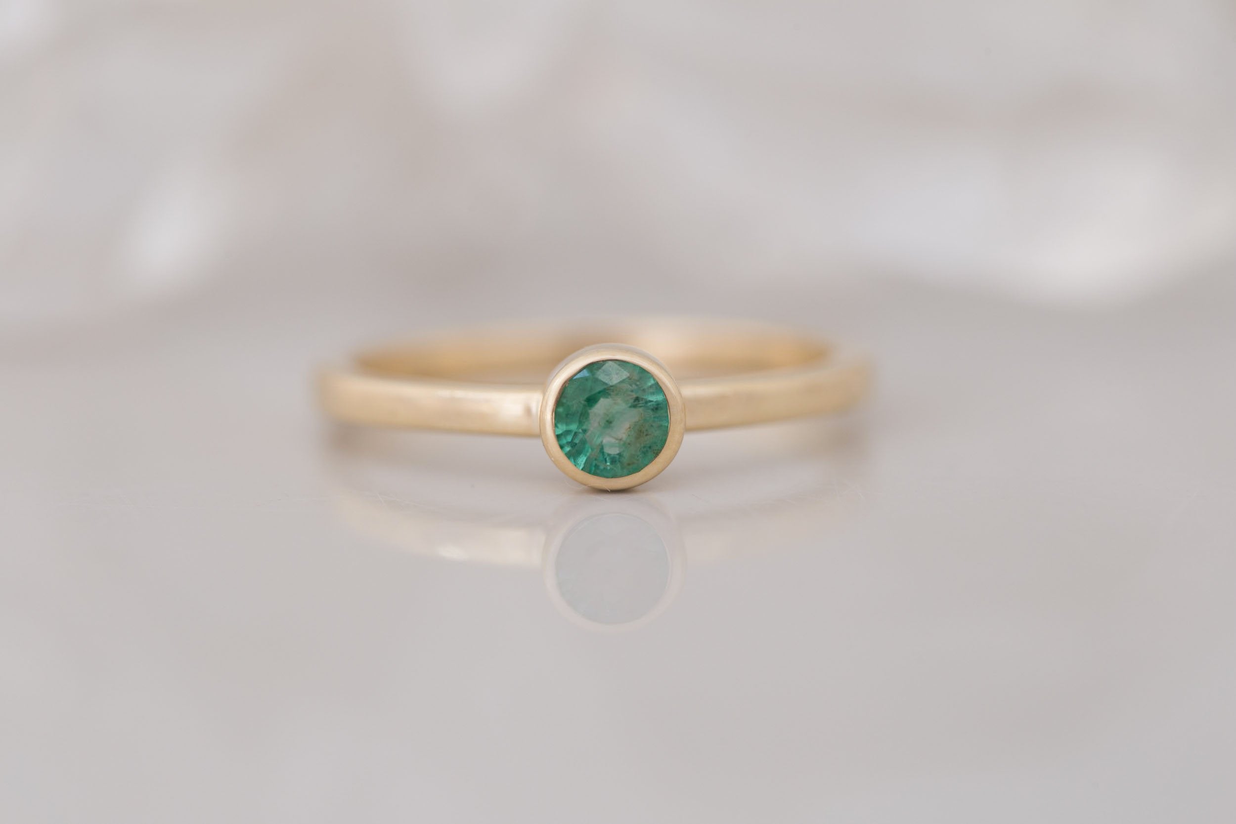 Emerald Ring | The Birthstone Ring | May | 14k Recycled Gold