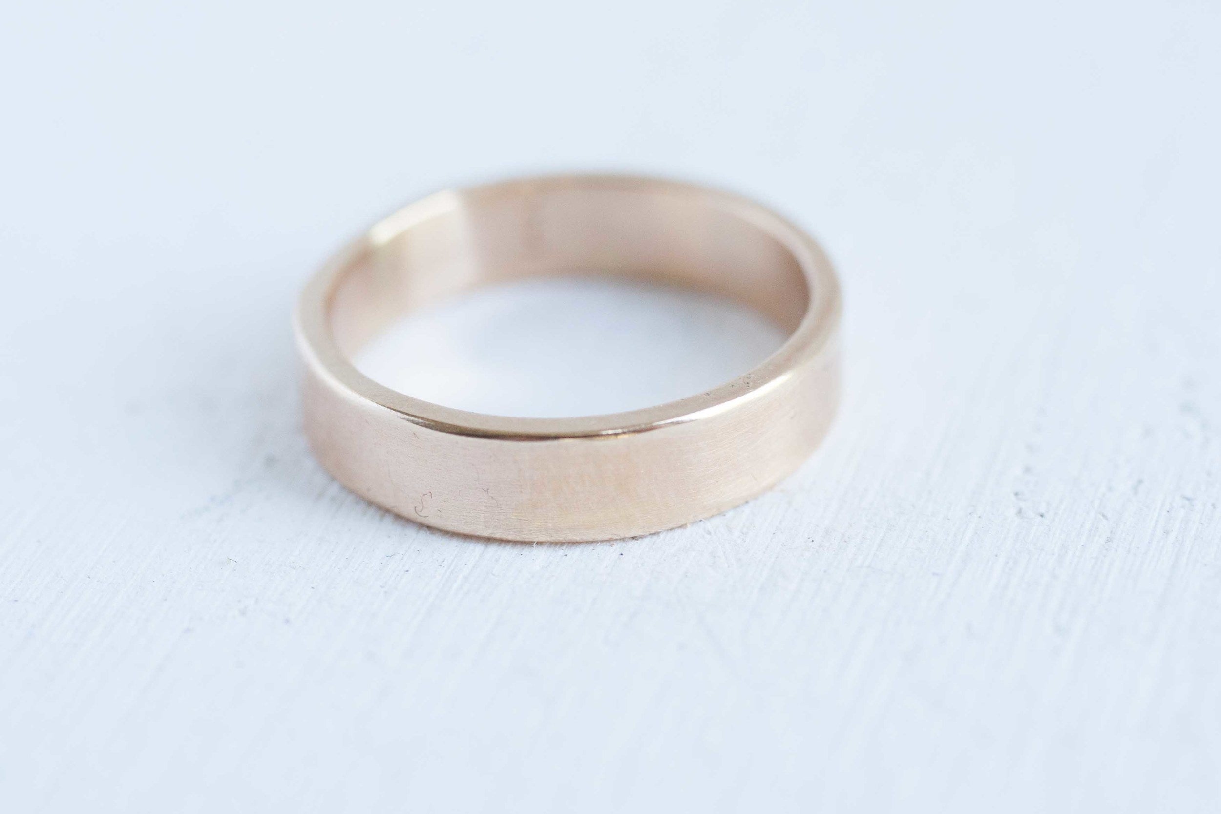 5 x 1.5 mm Flat Band | 14k Recycled Yellow Gold