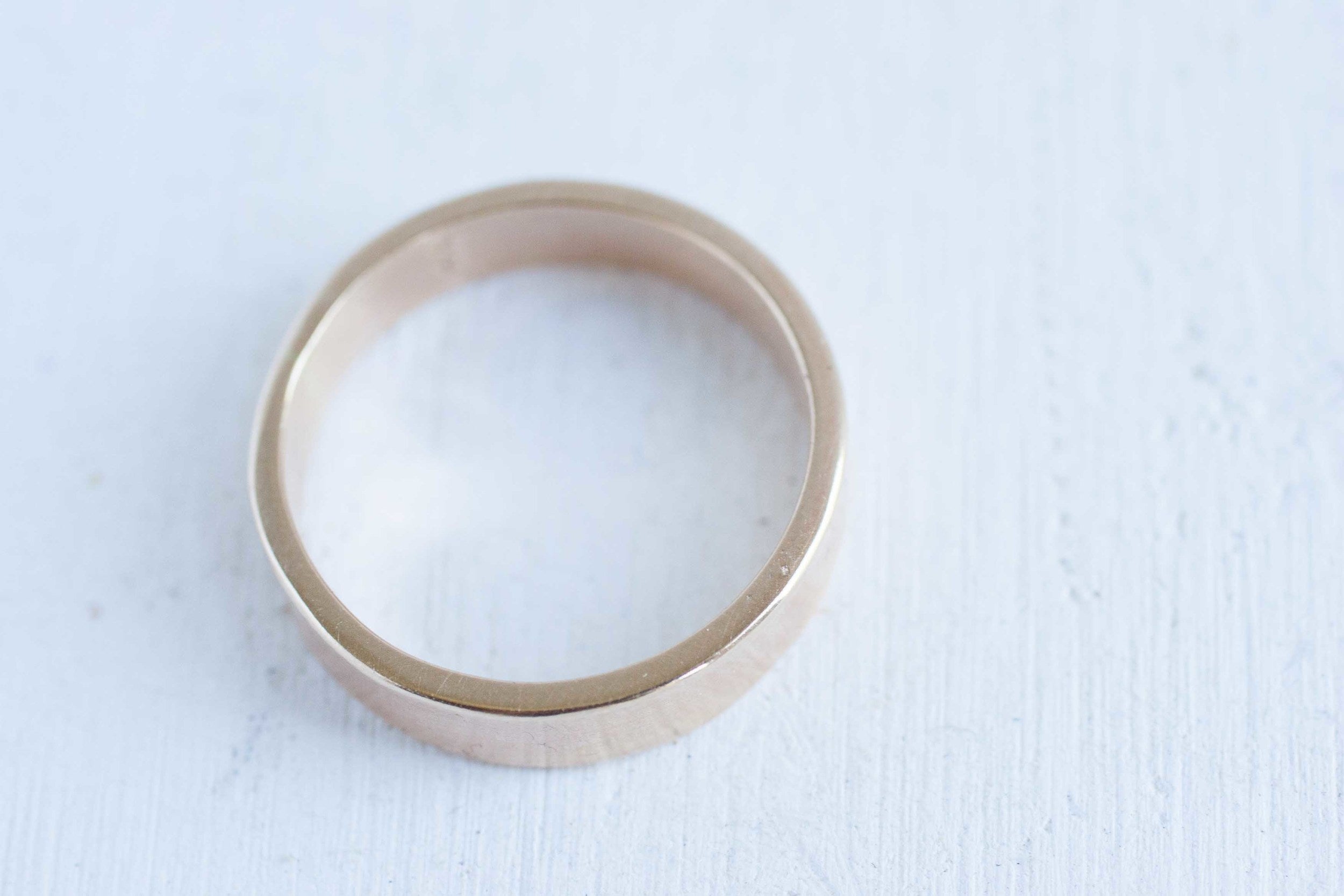 5 x 1.5 mm Flat Band | 14k Recycled Yellow Gold