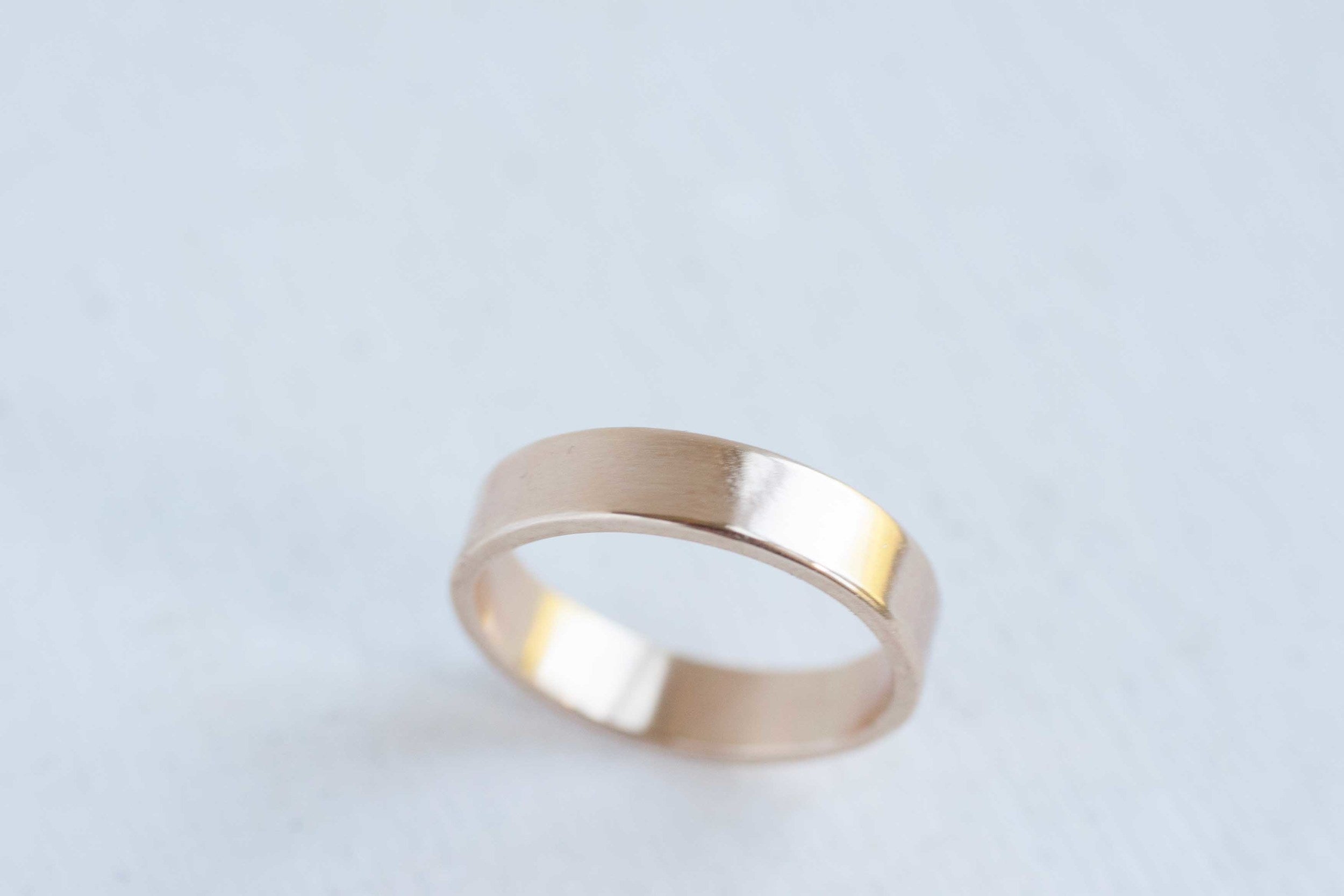 5 x 1.5 mm Flat Band | 14k Recycled Yellow Gold