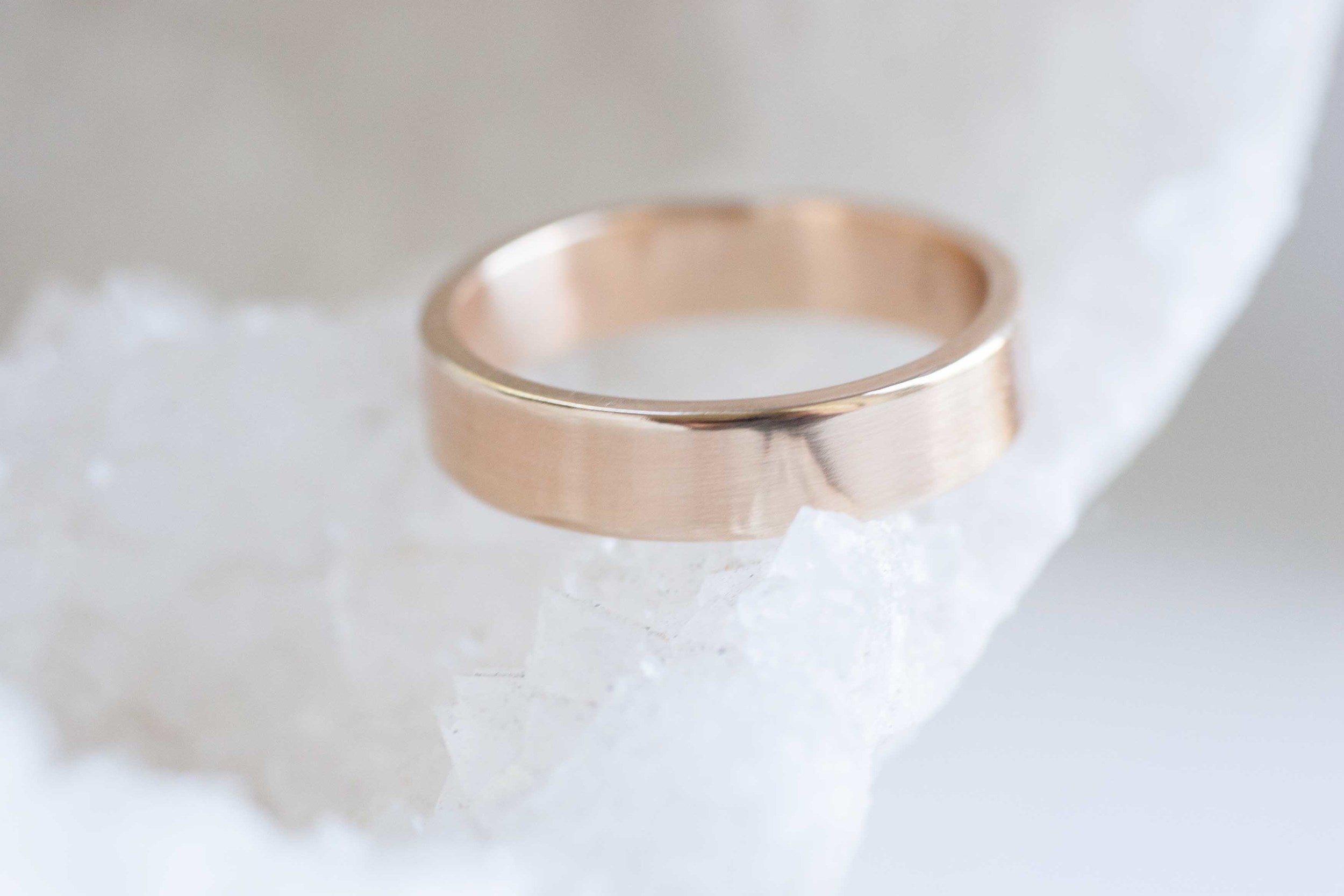 5 x 1.5 mm Flat Band | 14k Recycled Yellow Gold