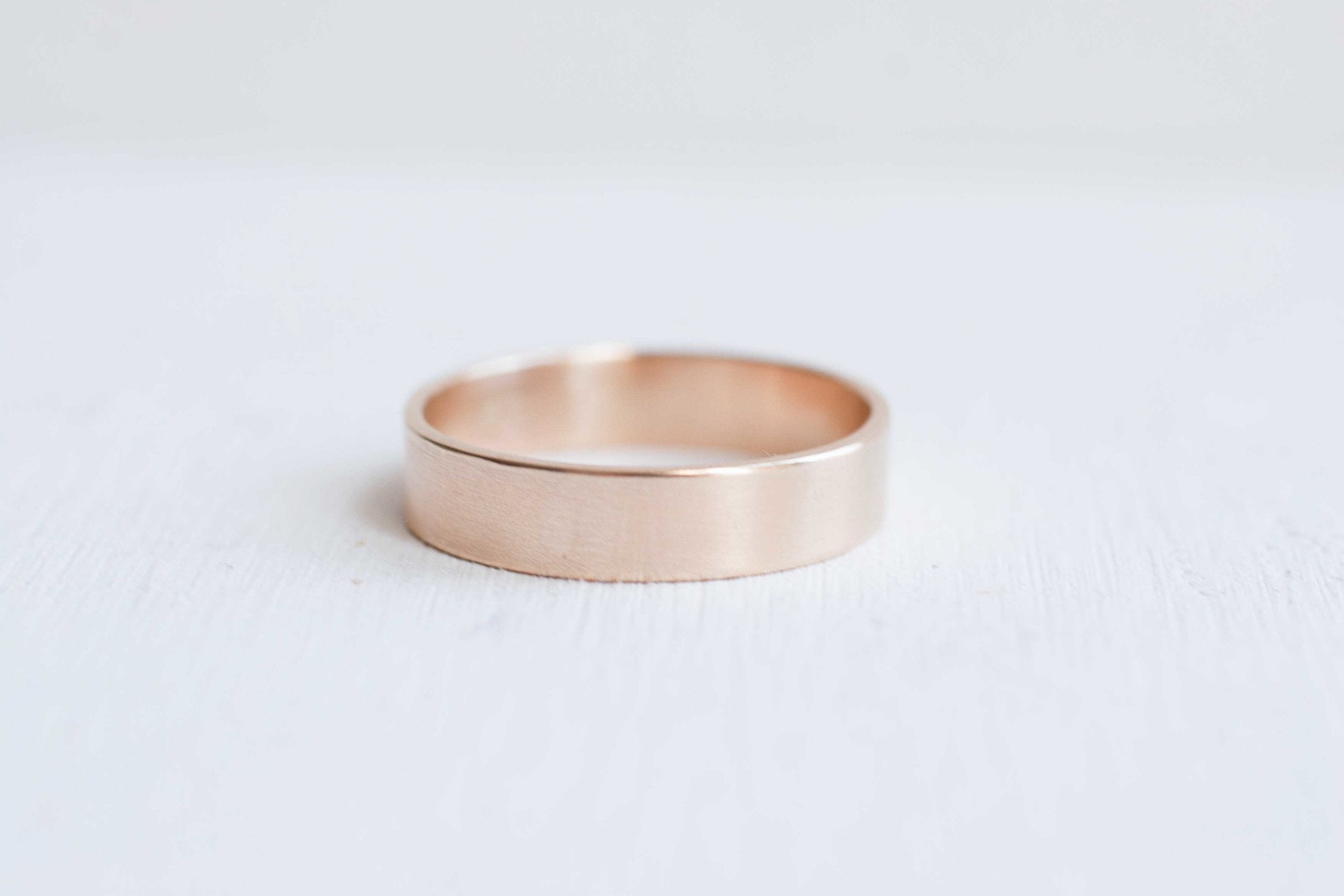 5 x 1 mm Flat Band | 14k Recycled Yellow Gold