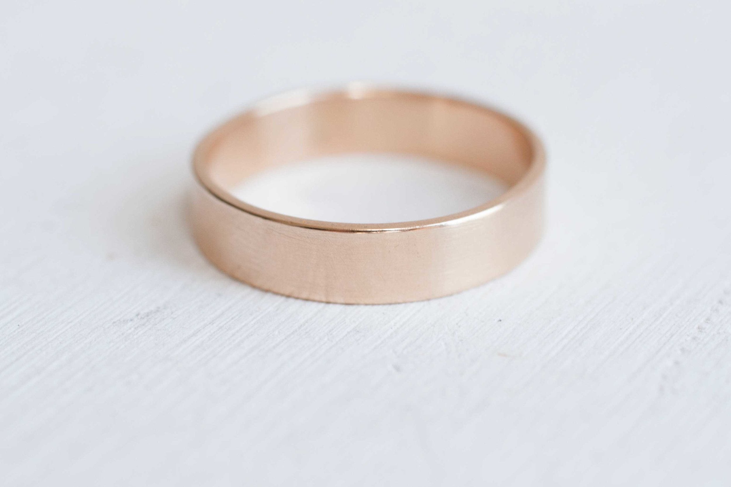 5 x 1 mm Flat Band | 14k Recycled Yellow Gold