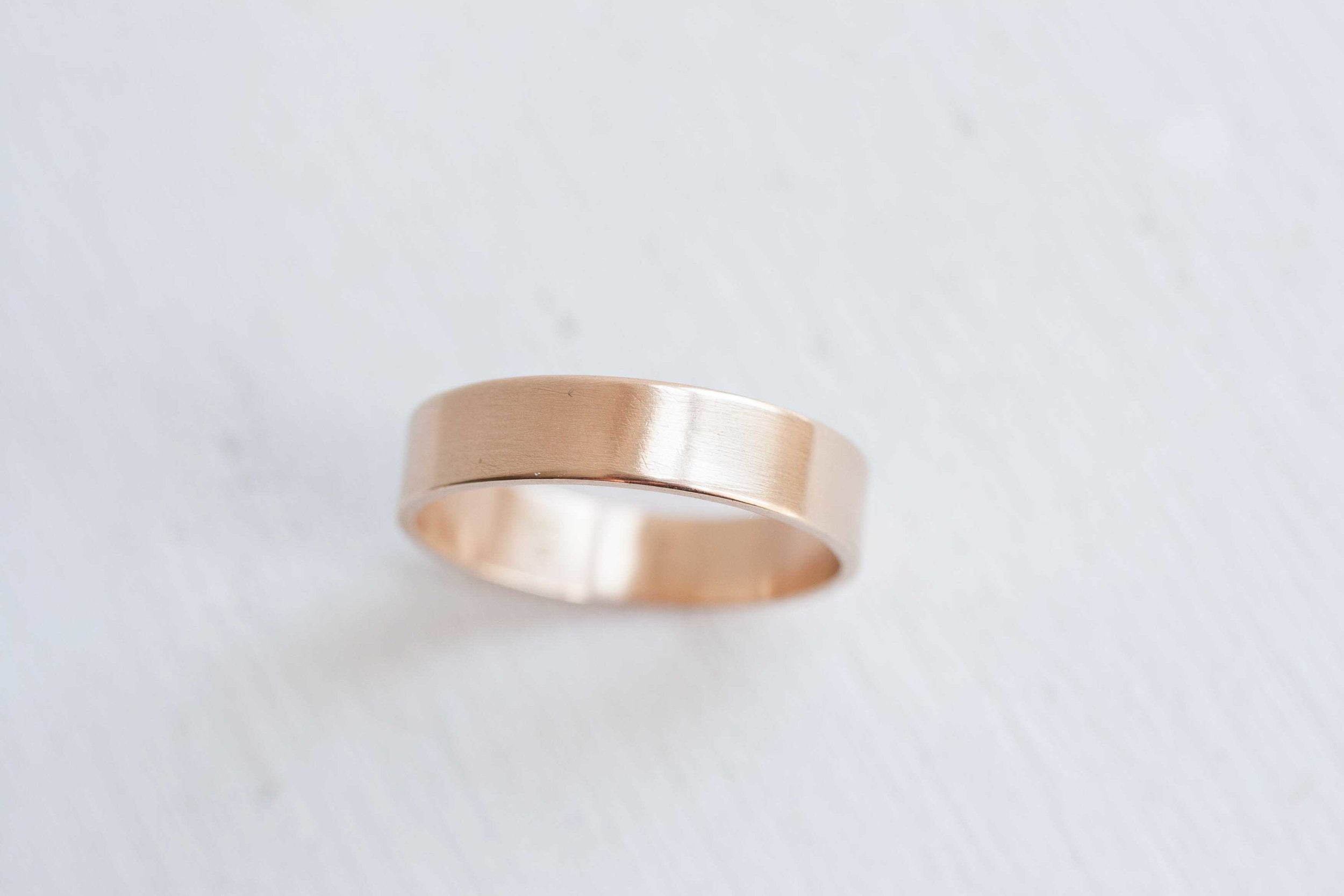 5 x 1 mm Flat Band | 14k Recycled Yellow Gold