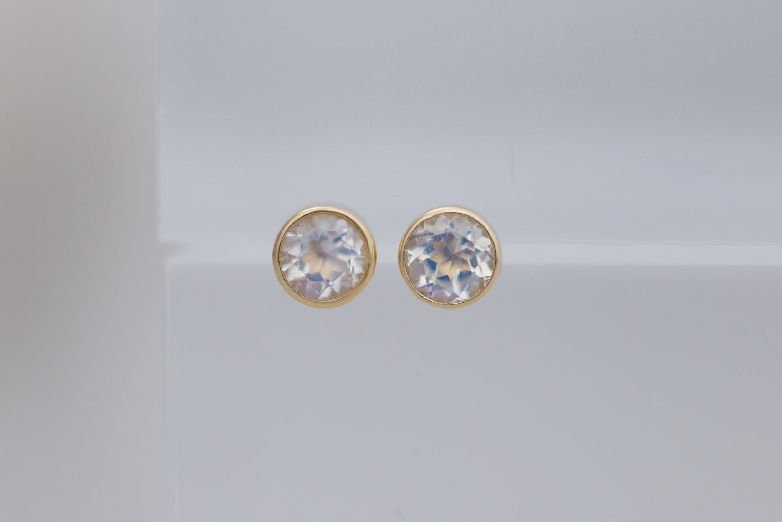 Moonstone Earrings | The Birthstone Collection | June | 14k Recycled Gold