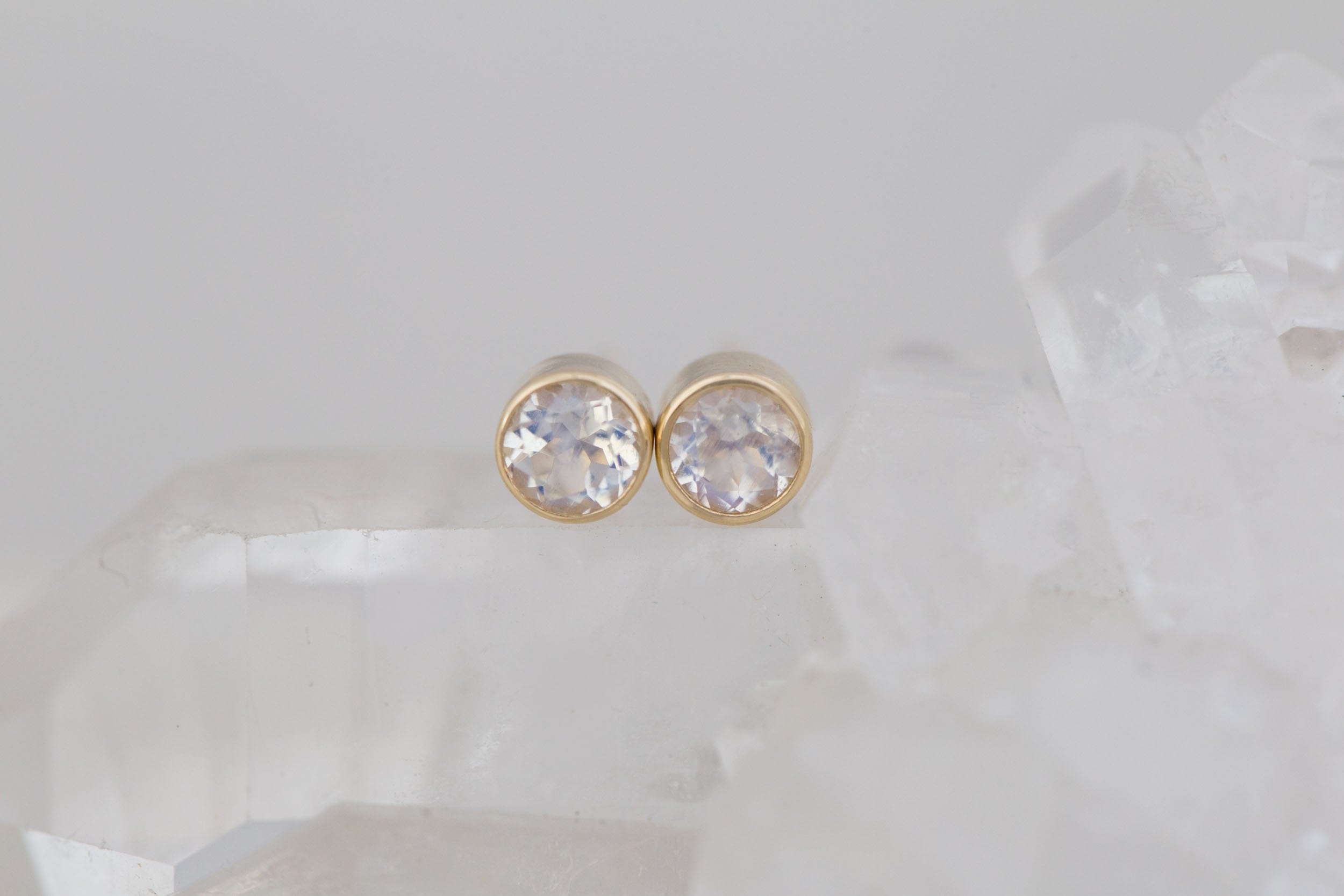 Moonstone Earrings | The Birthstone Collection | June | 14k Recycled Gold