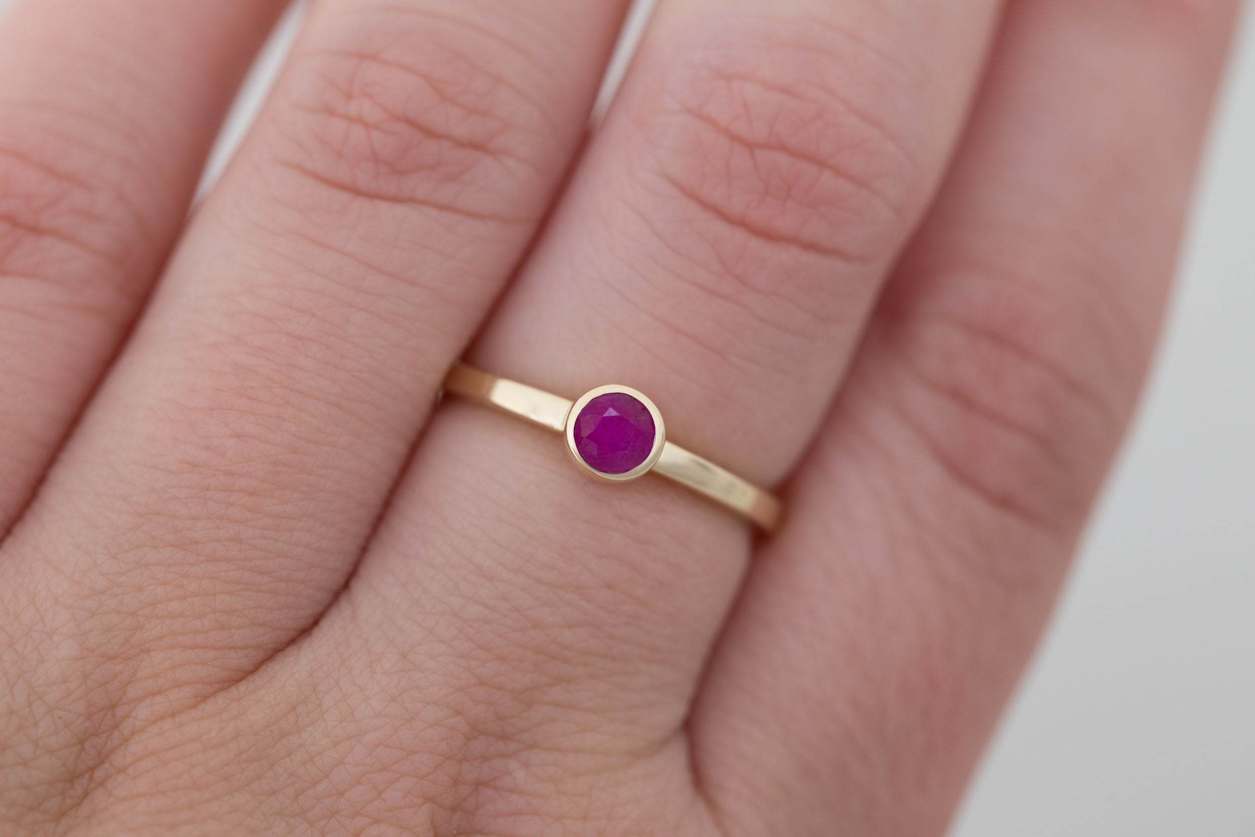 Ruby Ring | The Birthstone Ring | July | 14k Recycled Gold