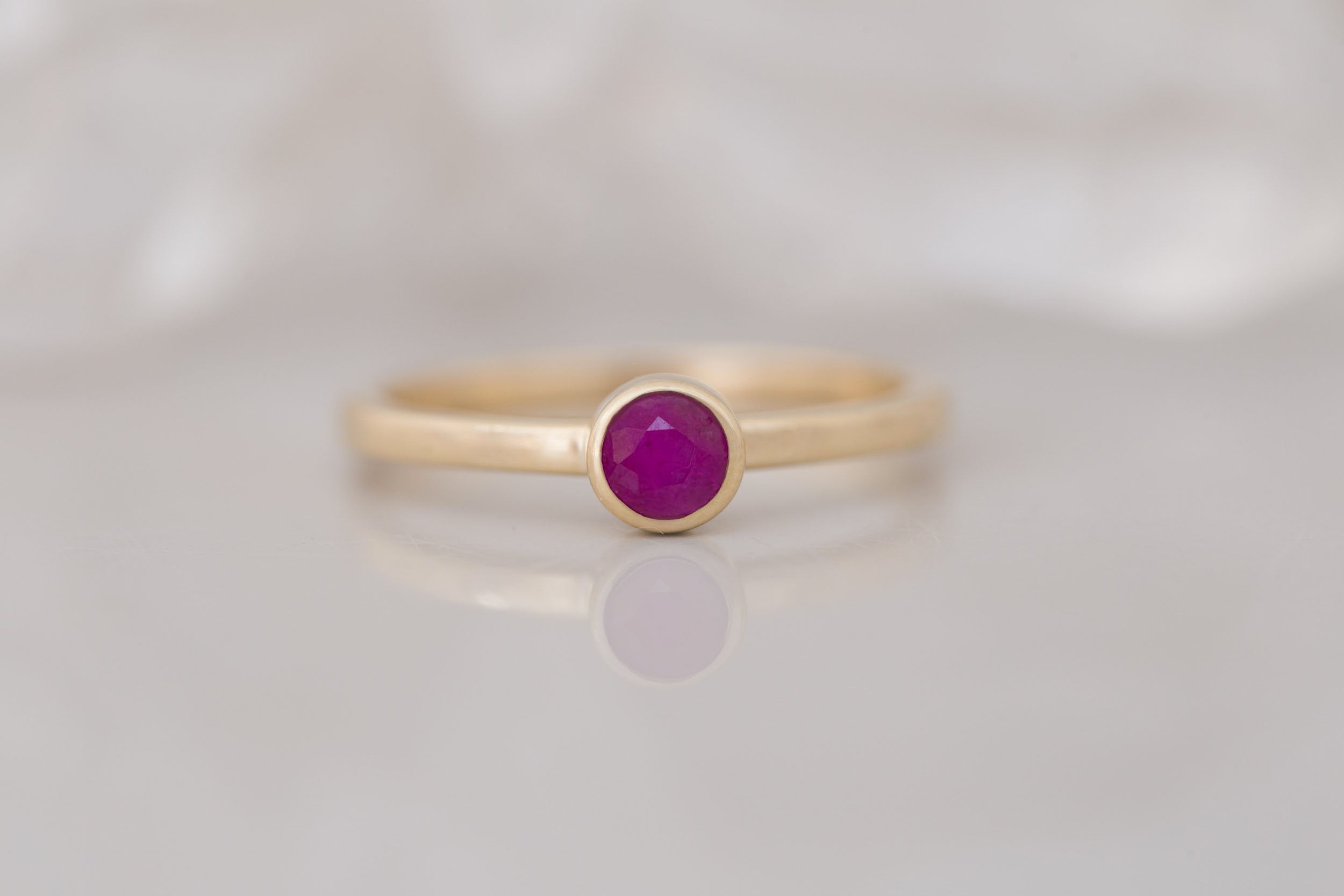 Ruby Ring | The Birthstone Ring | July | 14k Recycled Gold