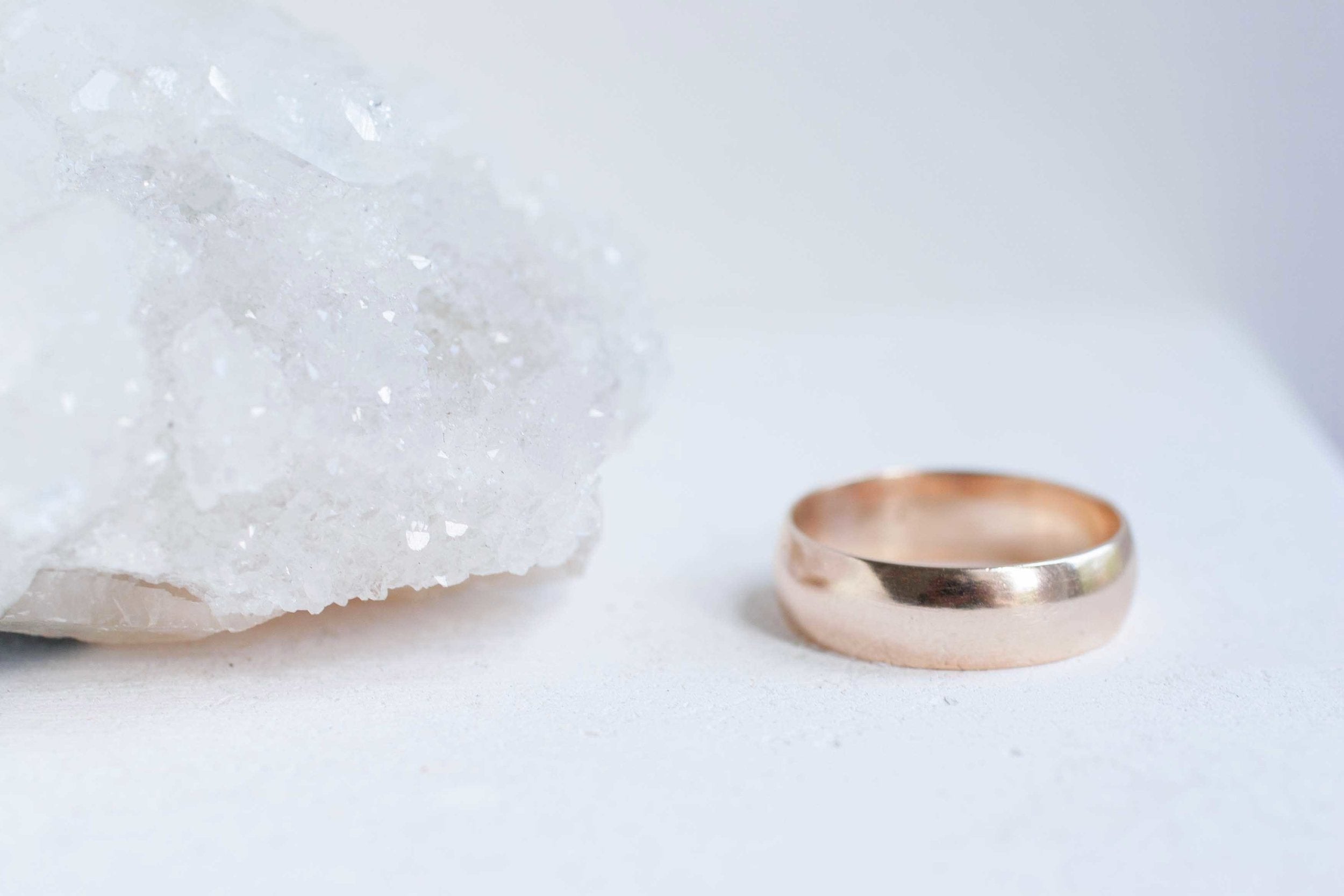 7 x 1.5 mm Half Round Band | 14k Recycled Yellow Gold