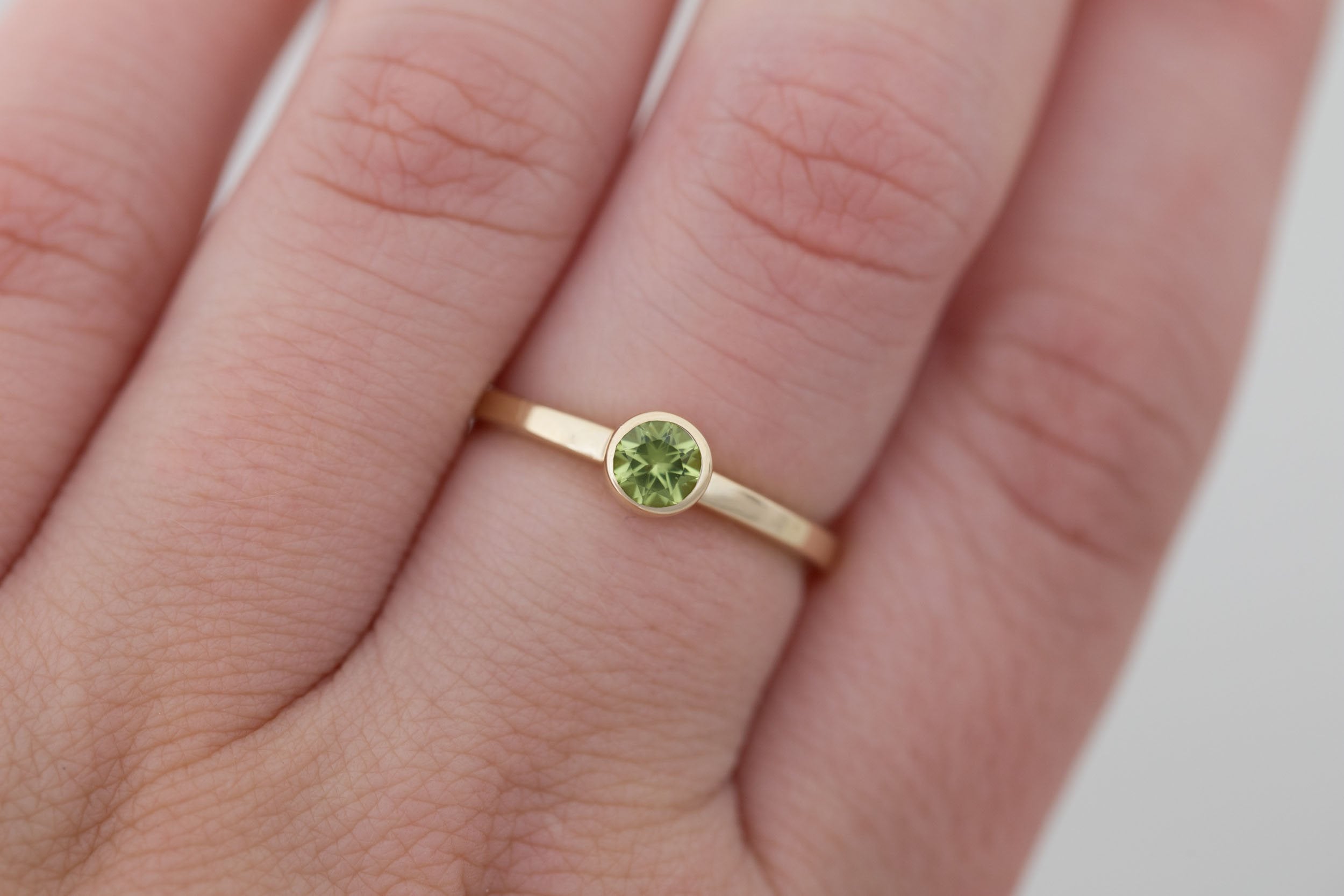 Peridot Ring | The Birthstone Ring | August | 14k Recycled Gold