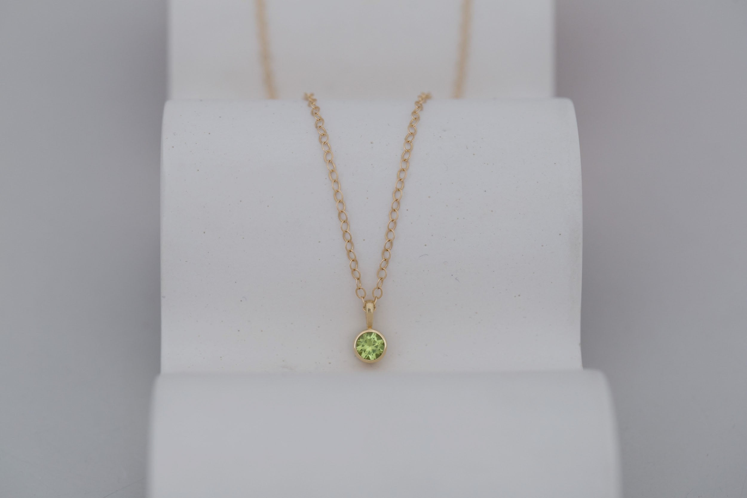 The Birthstone Necklace | 14k Recycled Gold