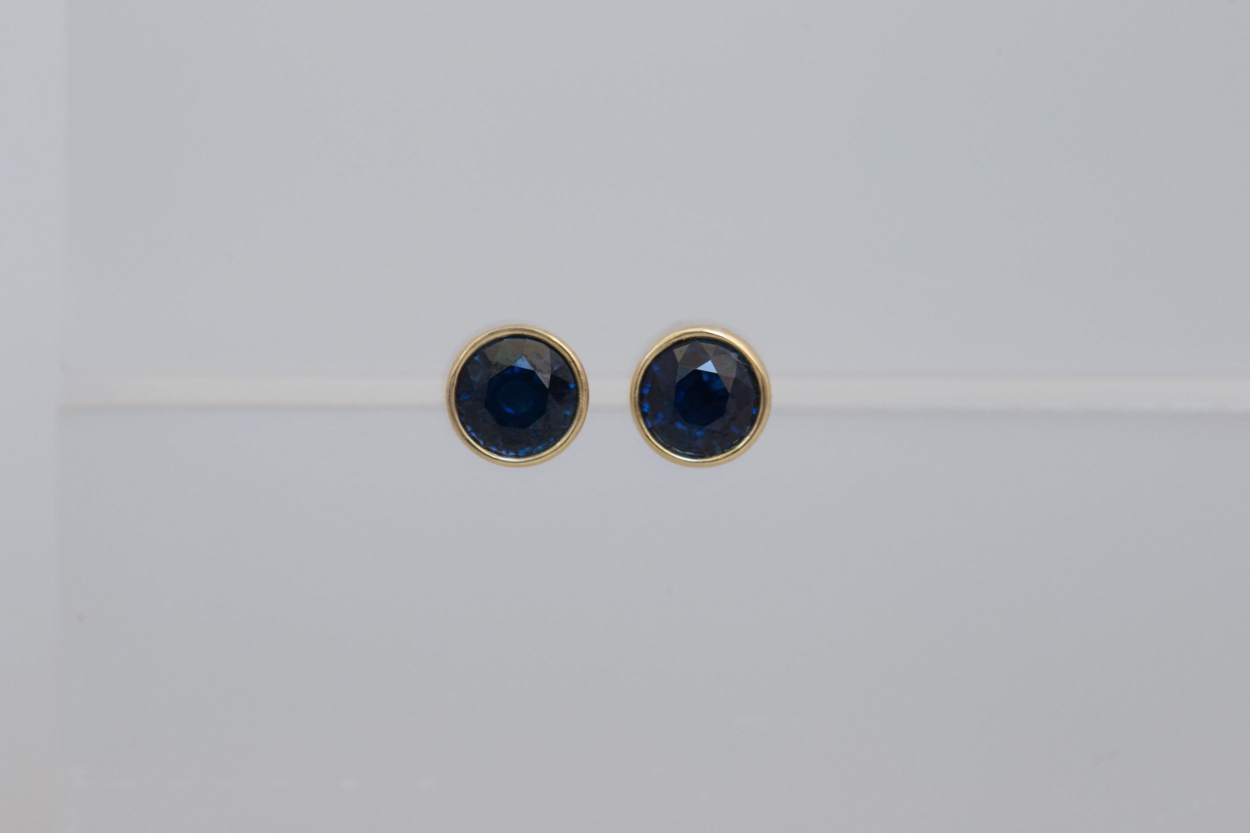 Sapphire Earrings | The Birthstone Collection | September | 14k Recycled Gold