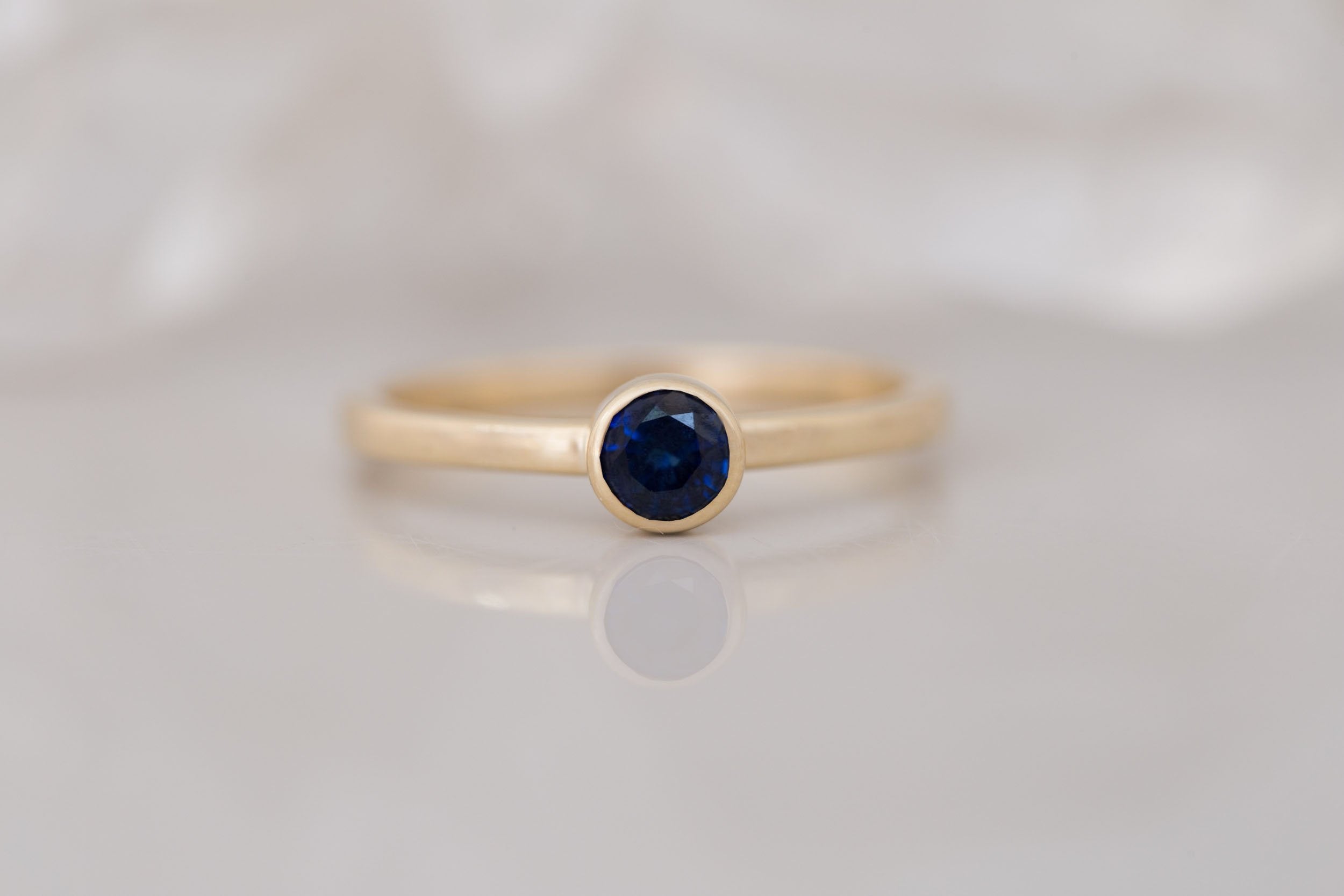 Sapphire Ring | The Birthstone Ring | September | 14k Recycled Gold