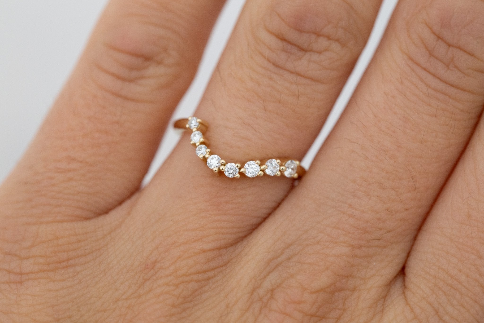 Ambretta Diamond Band | 14k Recycled Gold