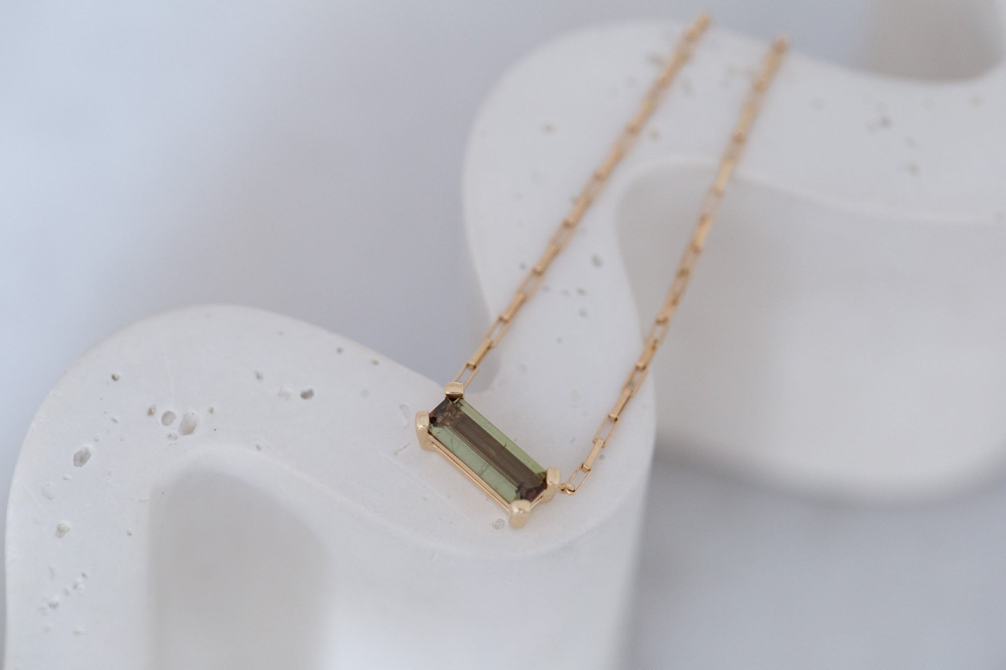 Andalusite Necklace 1.09 ct | 14k Recycled Gold | One of a Kind