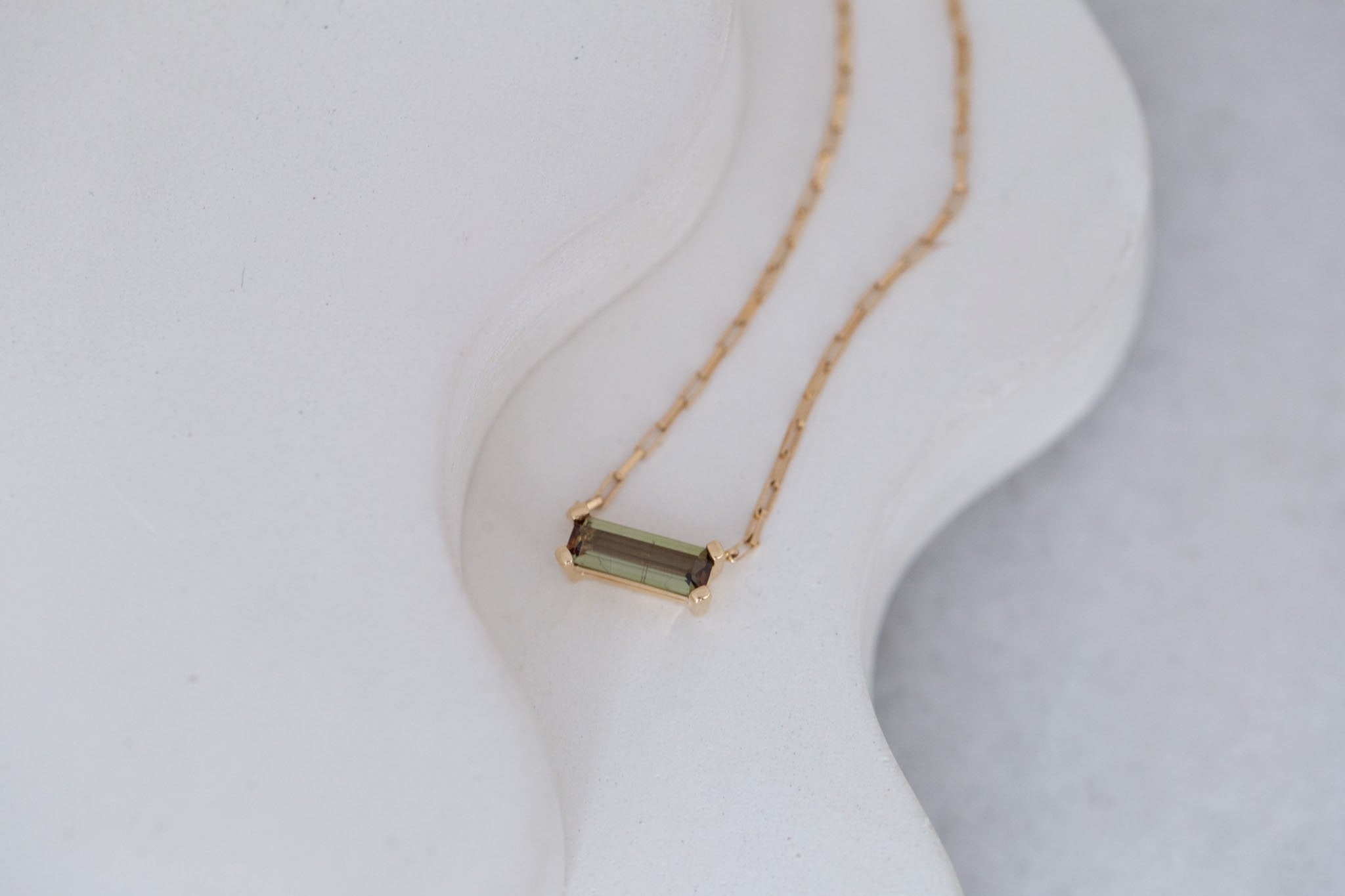 Andalusite Necklace 1.09 ct | 14k Recycled Gold | One of a Kind