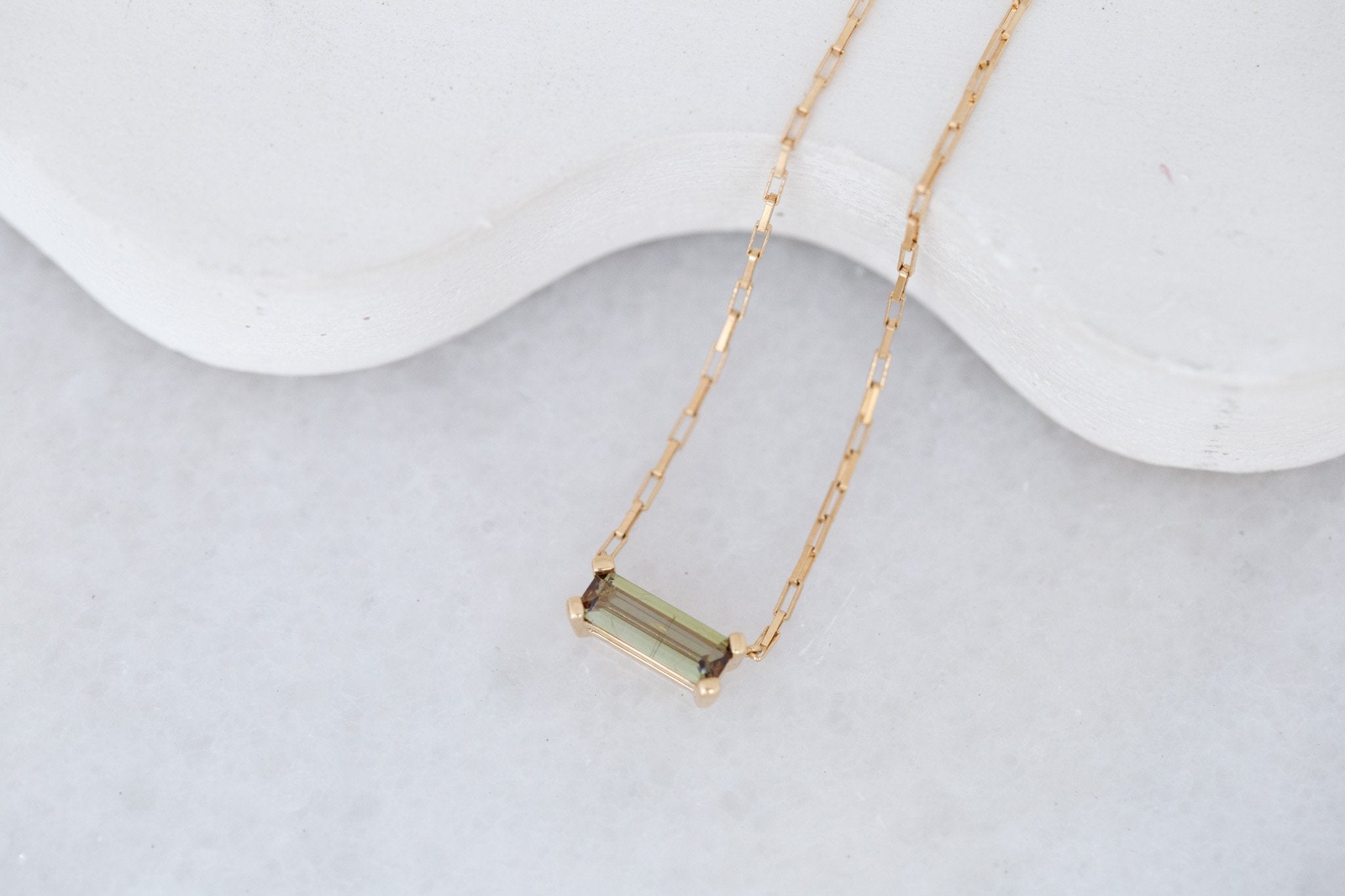 Andalusite Necklace 1.09 ct | 14k Recycled Gold | One of a Kind