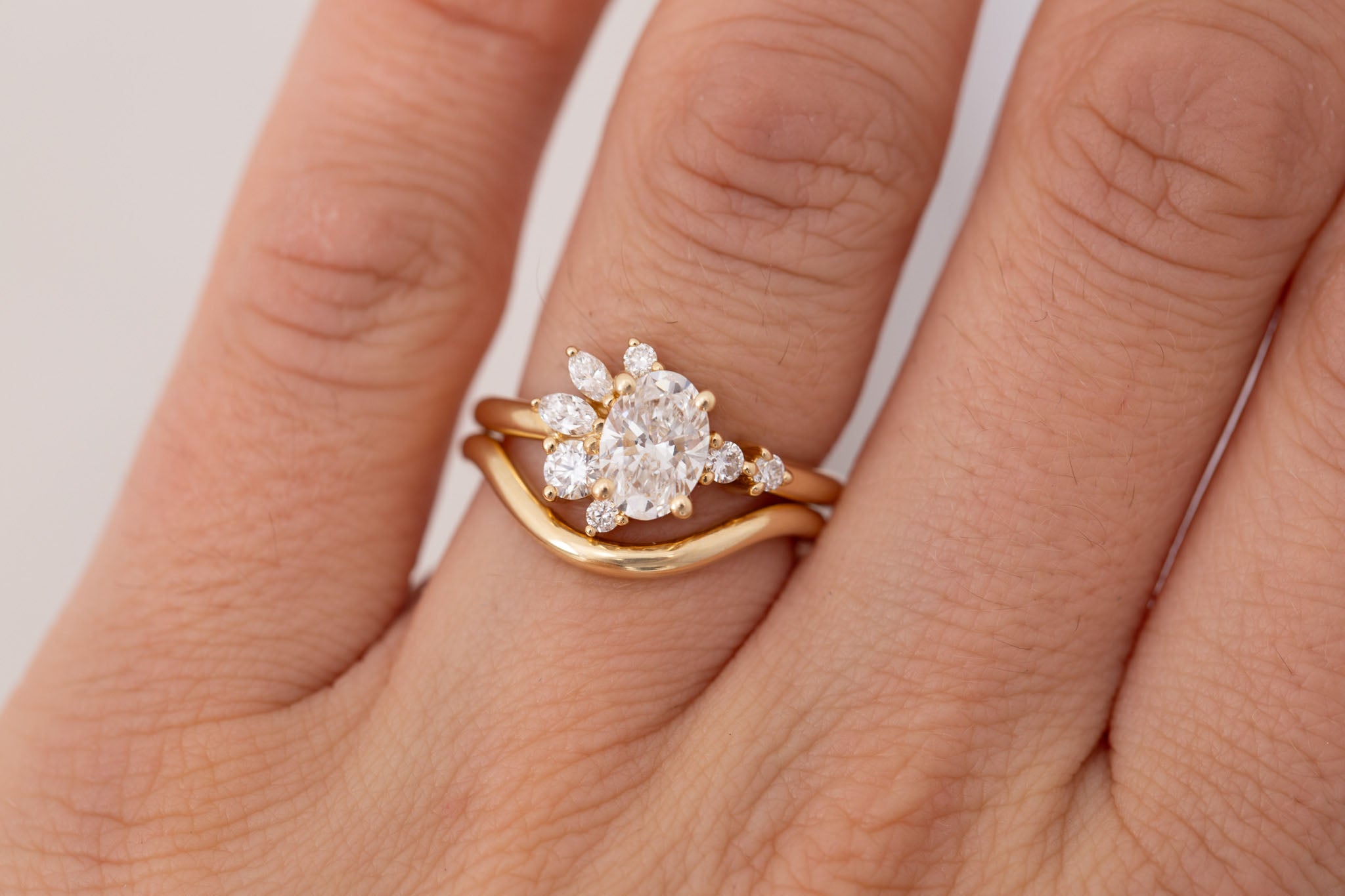 Bold Contour Curve Band | 14k Recycled Gold