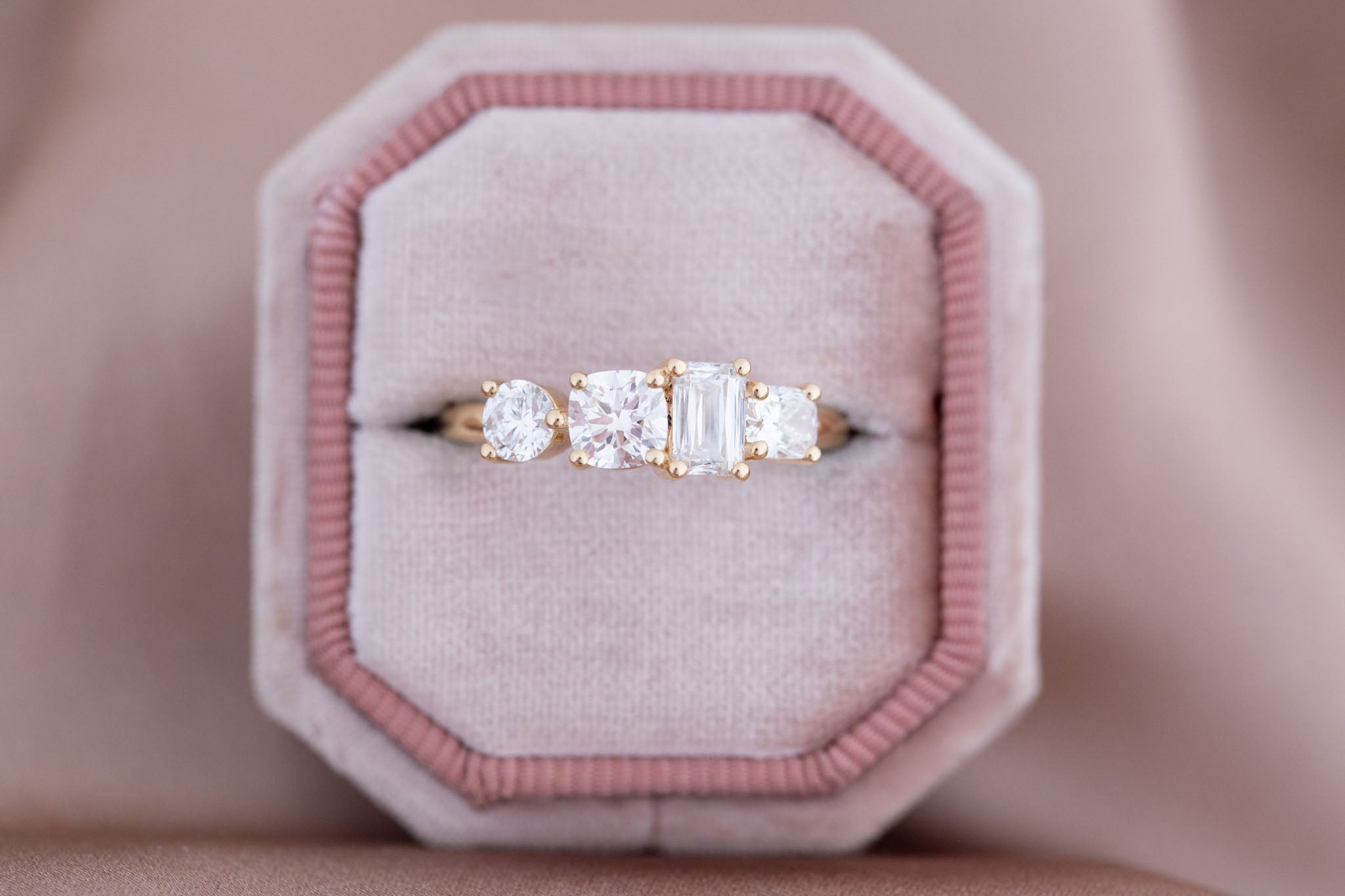 Holland Ring | Lab Diamond Brilliant Cut Engagement Ring | 14k Recycled Gold