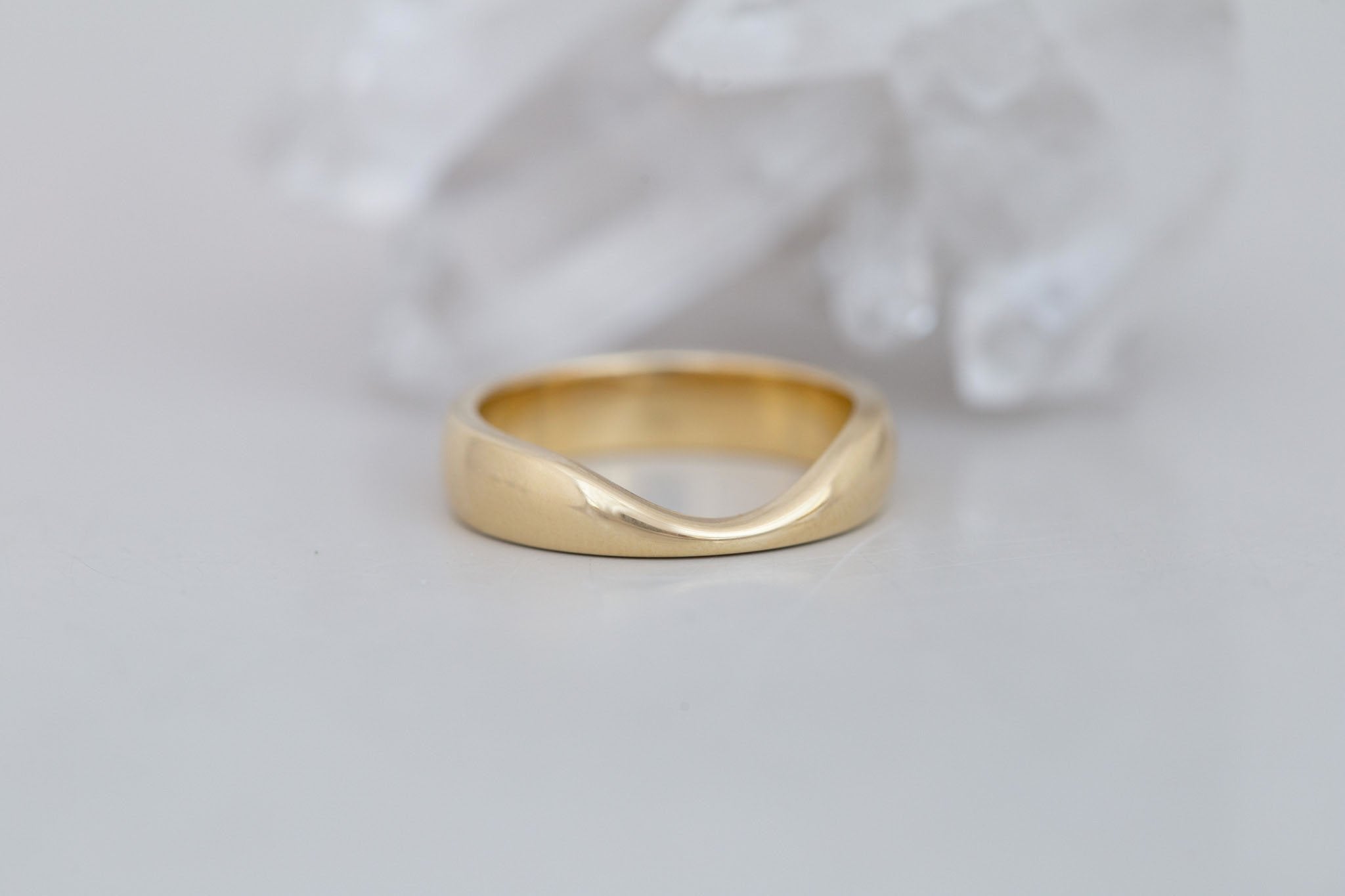 Cove Band | 14k Recycled Gold