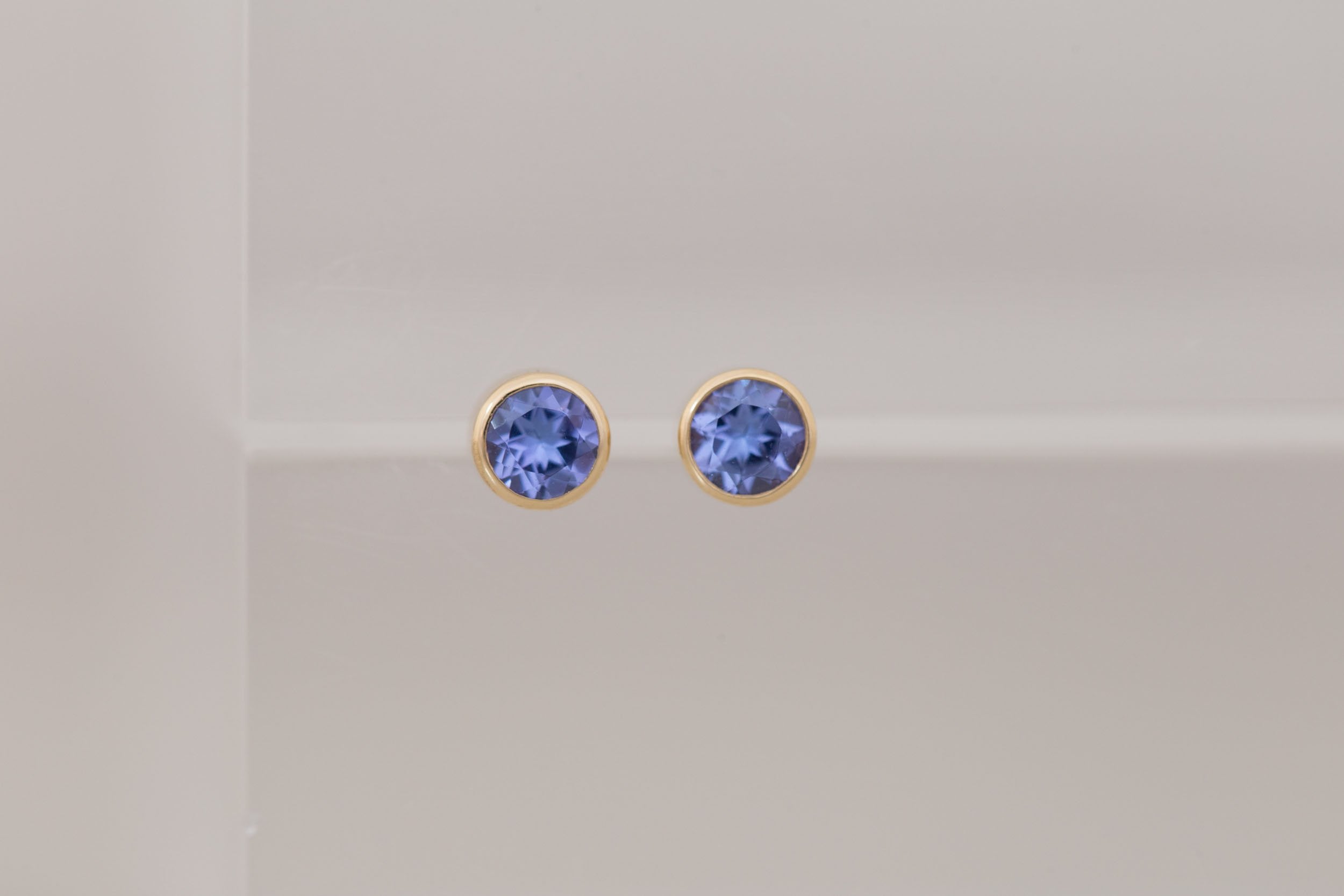 Tanzanite Earrings | The Birthstone Collection | December | 14k Recycled Gold
