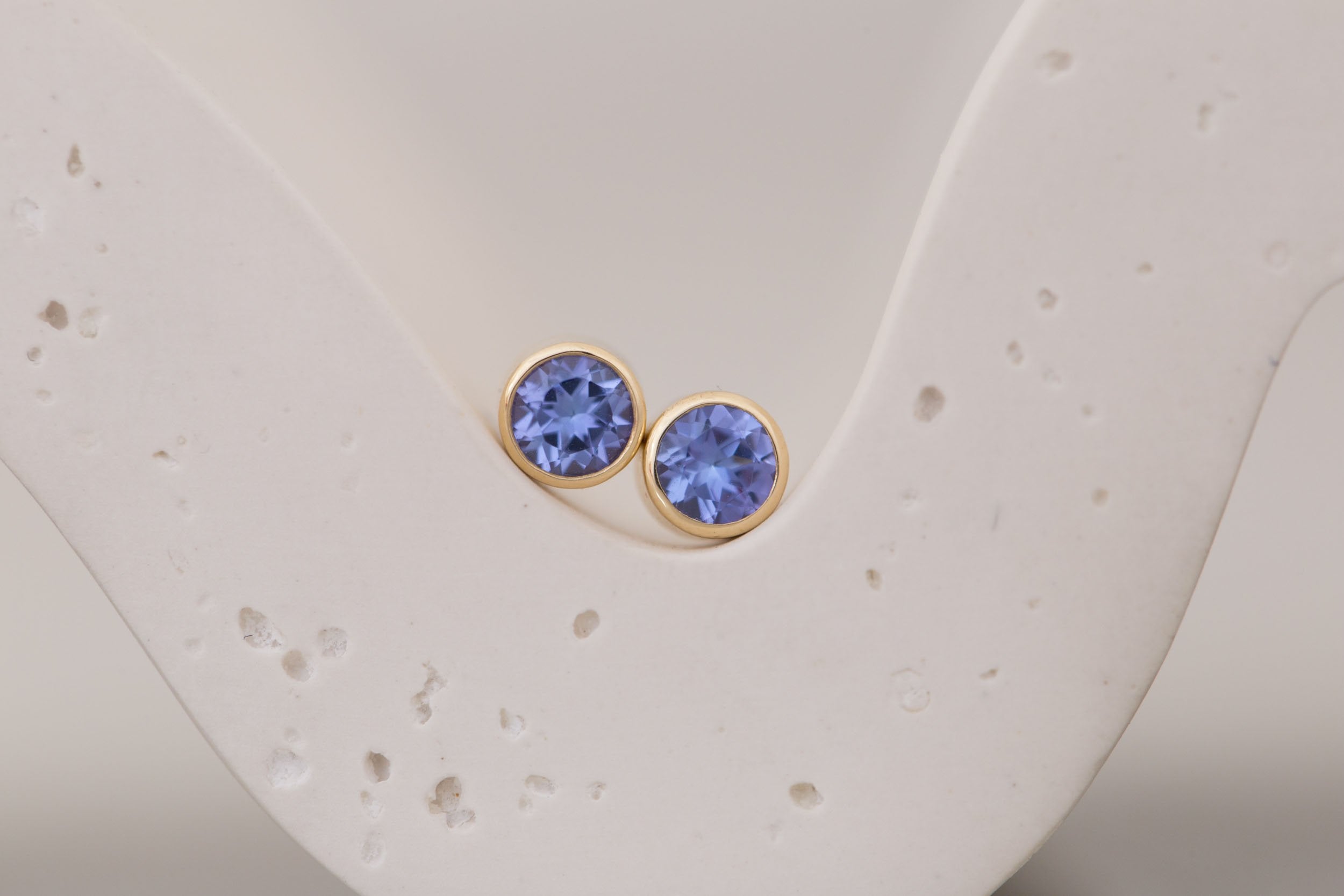 Tanzanite Earrings | The Birthstone Collection | December | 14k Recycled Gold