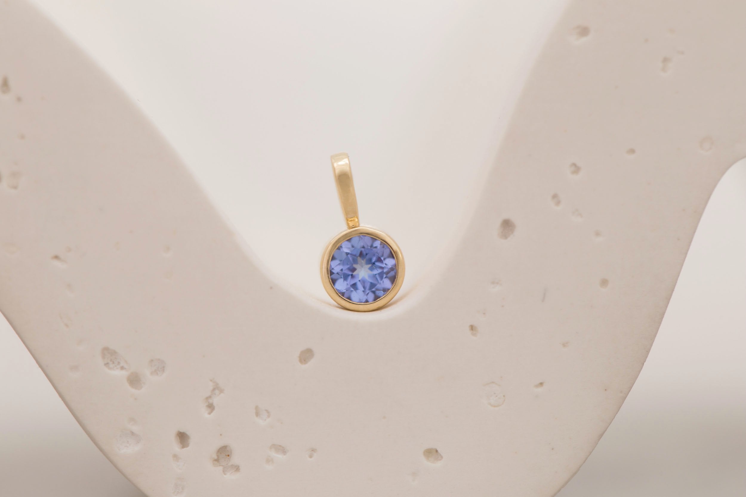 Tanzanite Pendant | The Birthstone Collection | December | 14k Recycled Gold