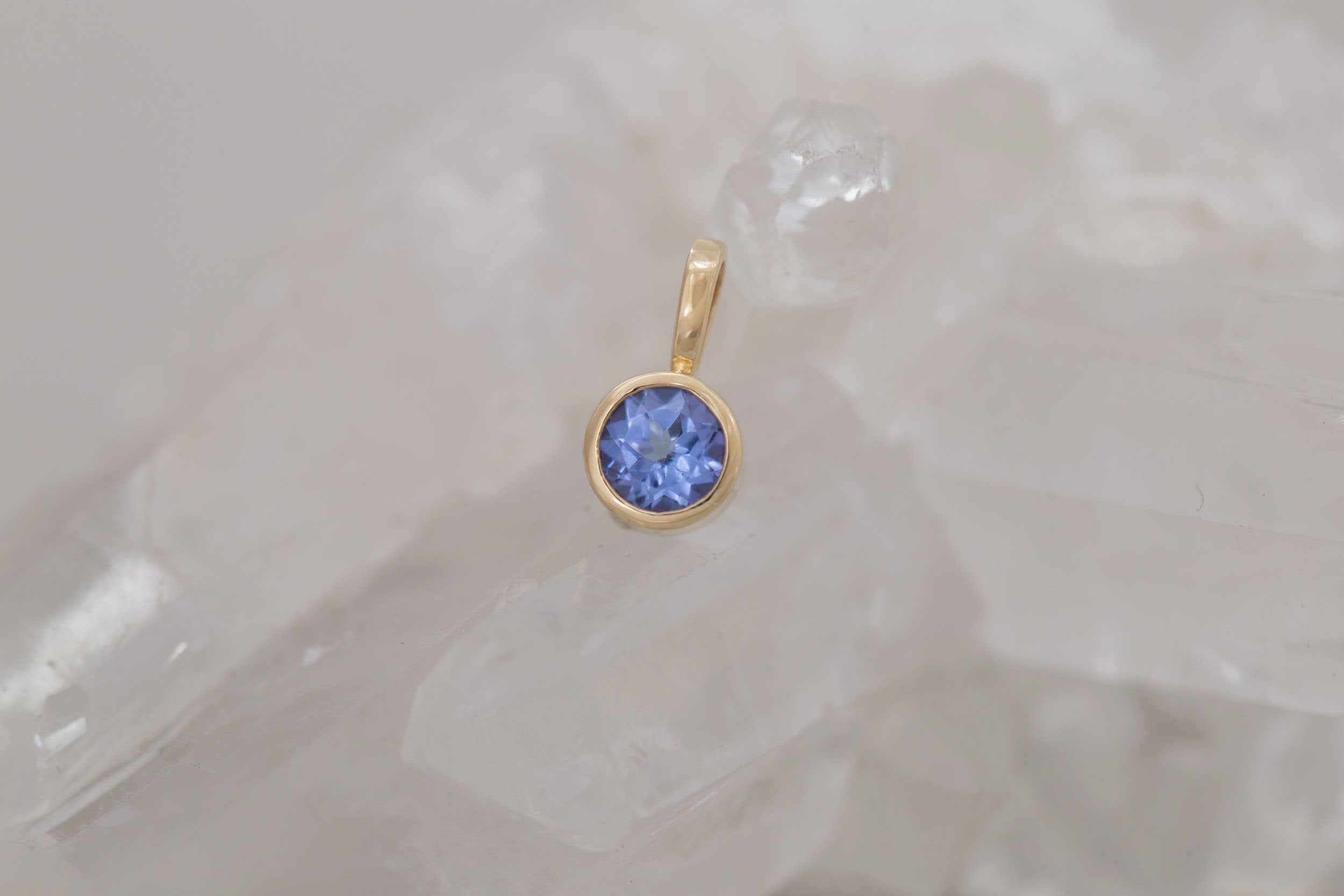Tanzanite Pendant | The Birthstone Collection | December | 14k Recycled Gold