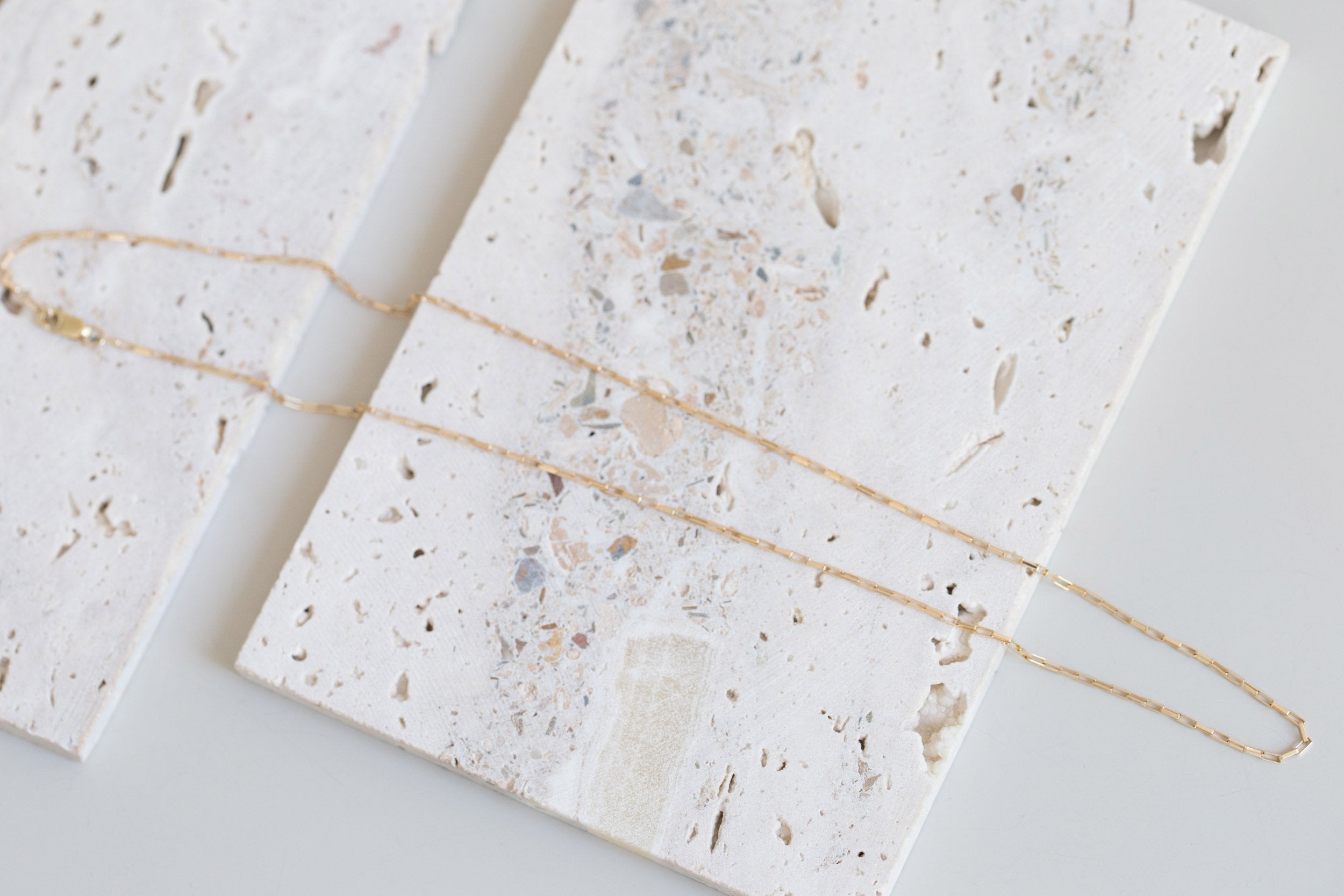 Elongated Box Chain | 14k Recycled Gold