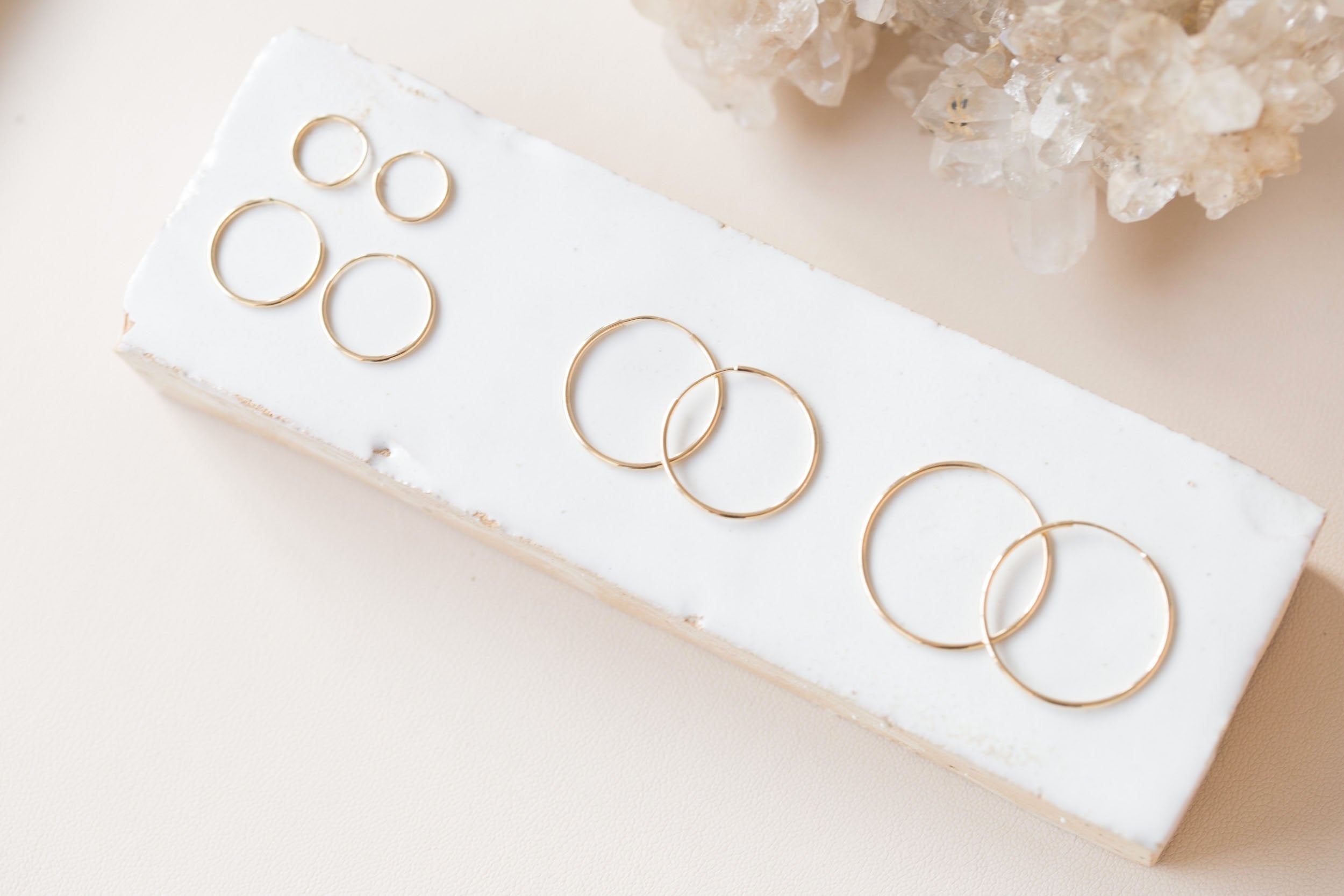 Endless Gold Hoops | 14k Recycled Gold