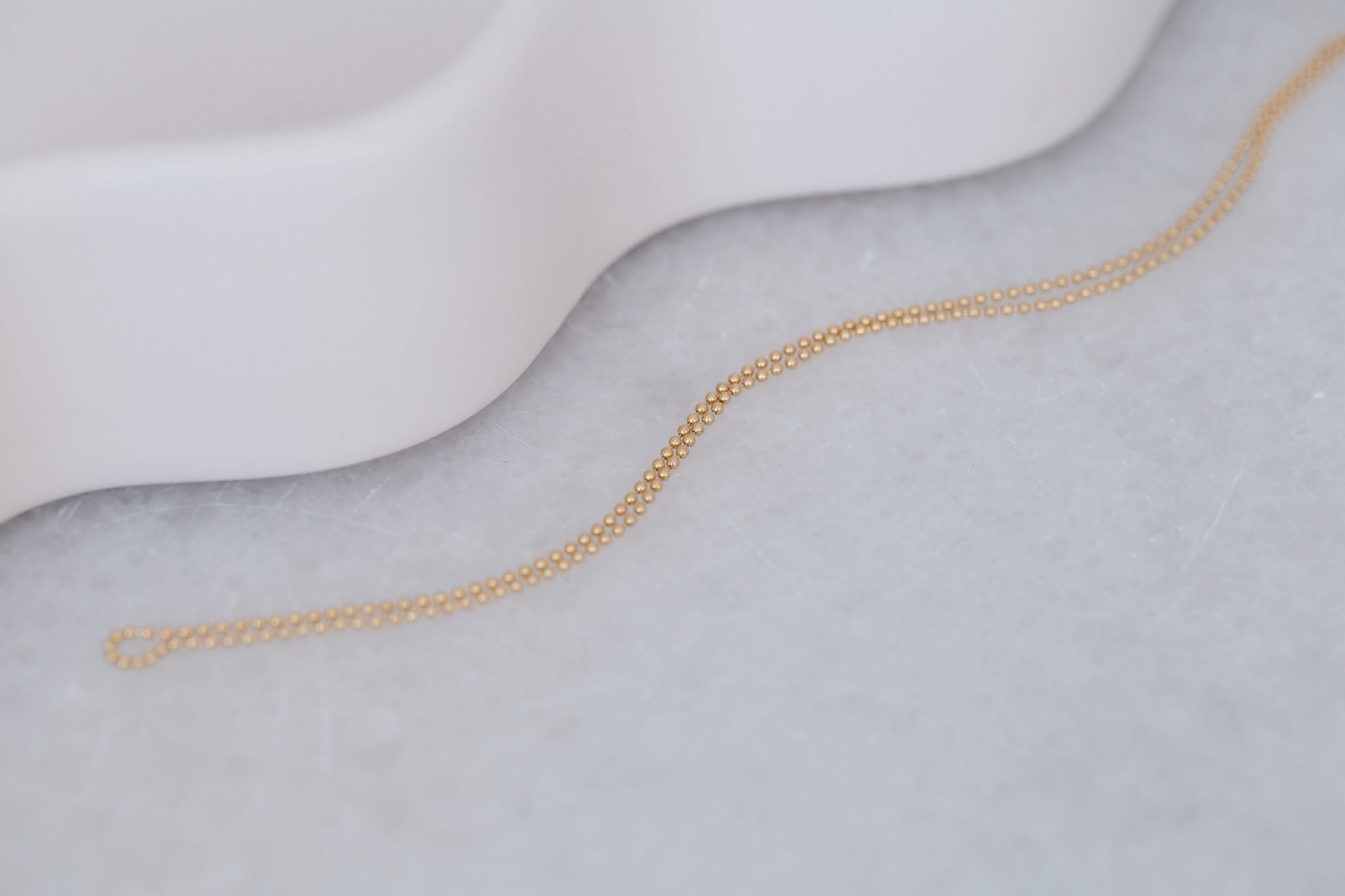 Bead Chain | 14k Recycled Gold