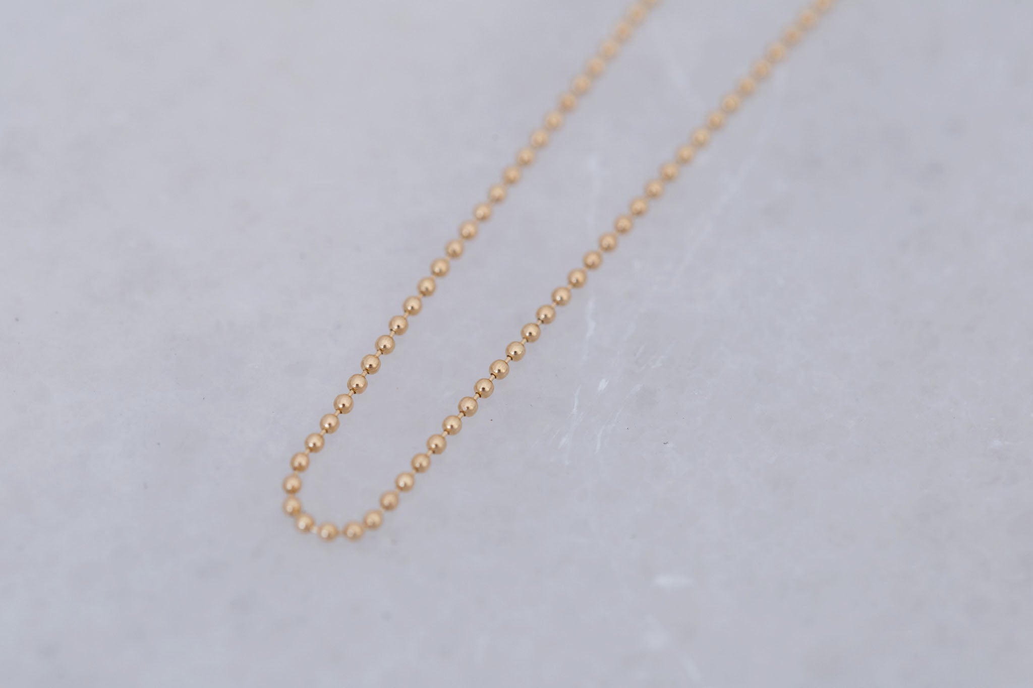 Bead Chain | 14k Recycled Gold