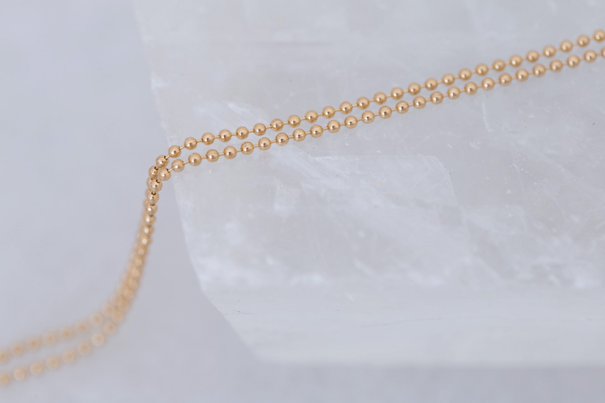 Bead Chain | 14k Recycled Gold